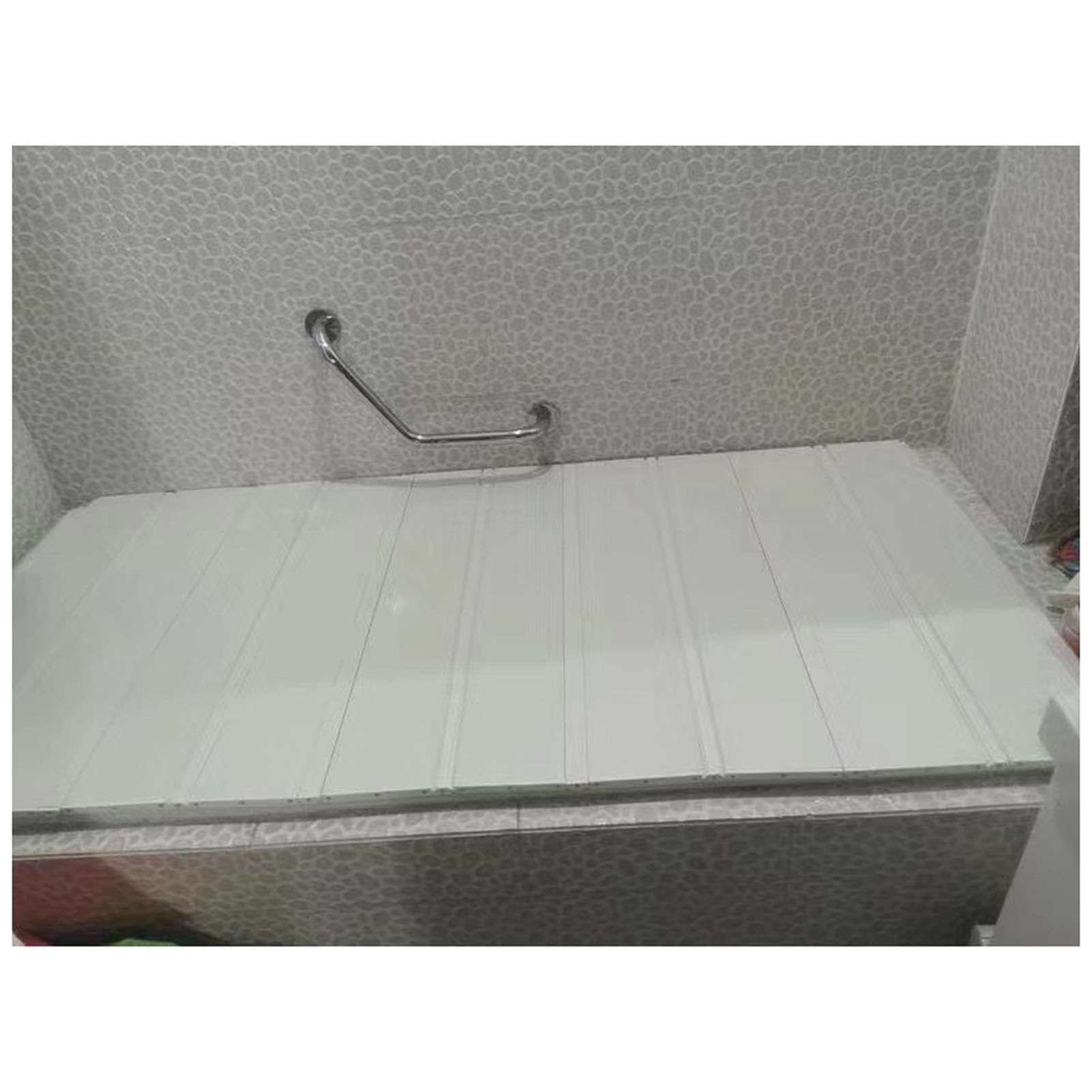 Estante de bañera con carga de 40 kg y ajuste de 360 grados