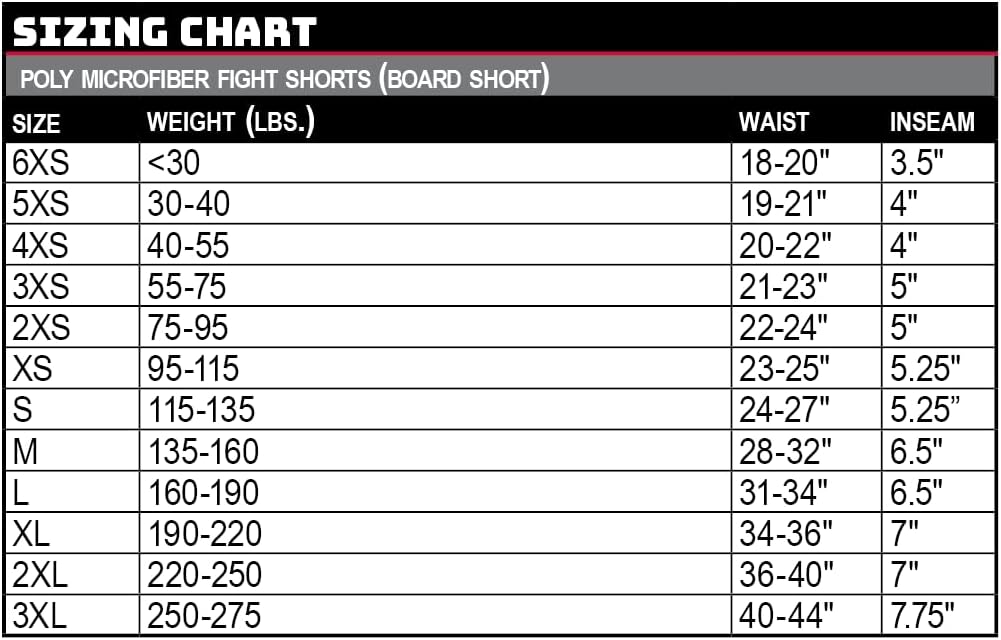 Matman USA The Solid Color Unisex MMA - BJJ - Wrestling Poly Microfiber Fight Shorts - Made in The U.S.A.