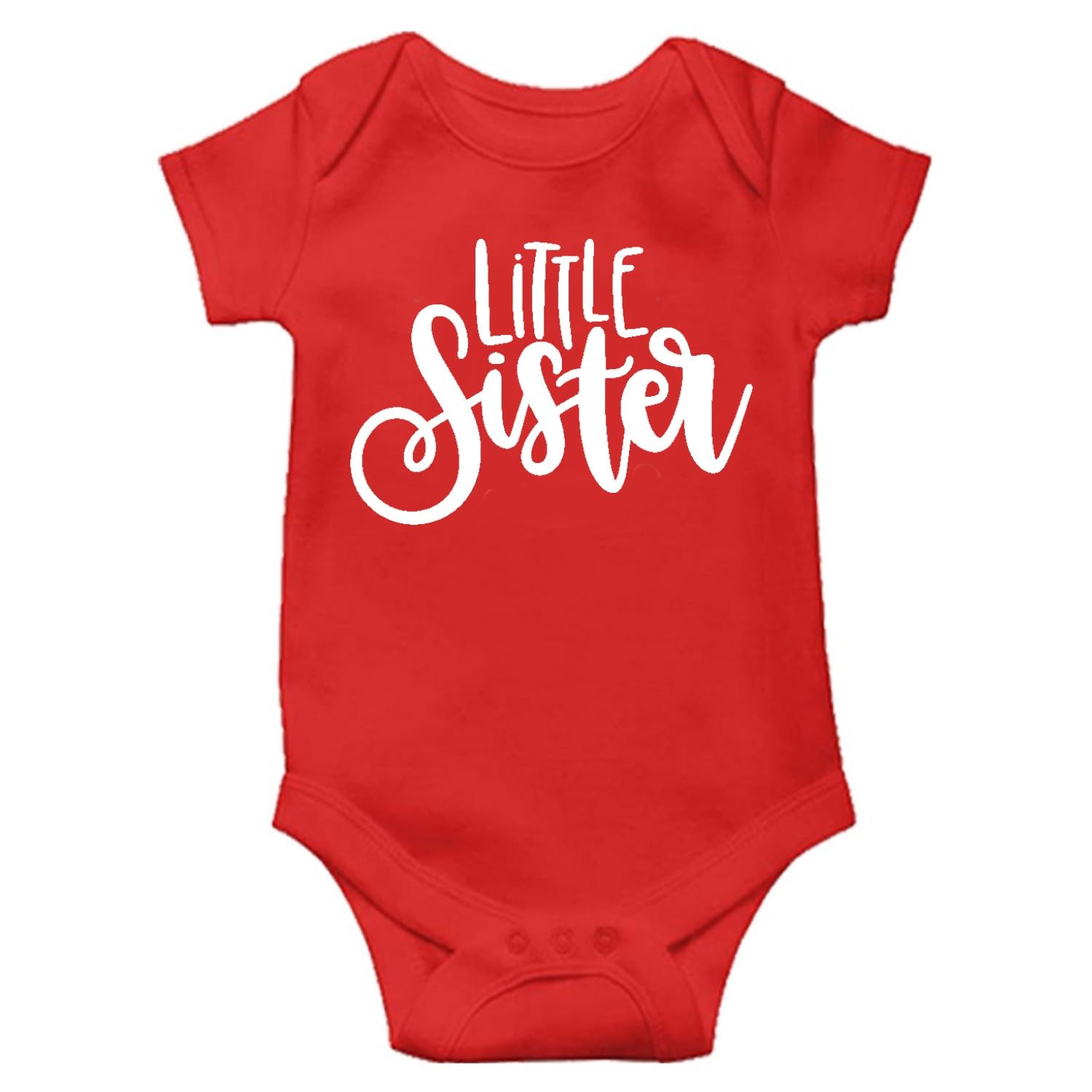 PrintEasy� Cotton Little Sister Unisex Kids Rompers for Baby Girls