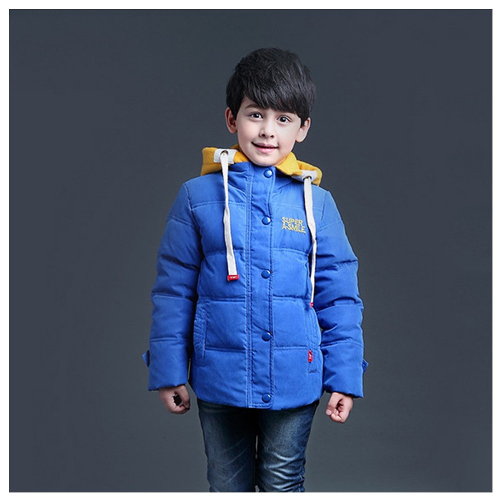Winterjacke für Kinder Jungen Mädchen Daunenjacke mit Kapuze