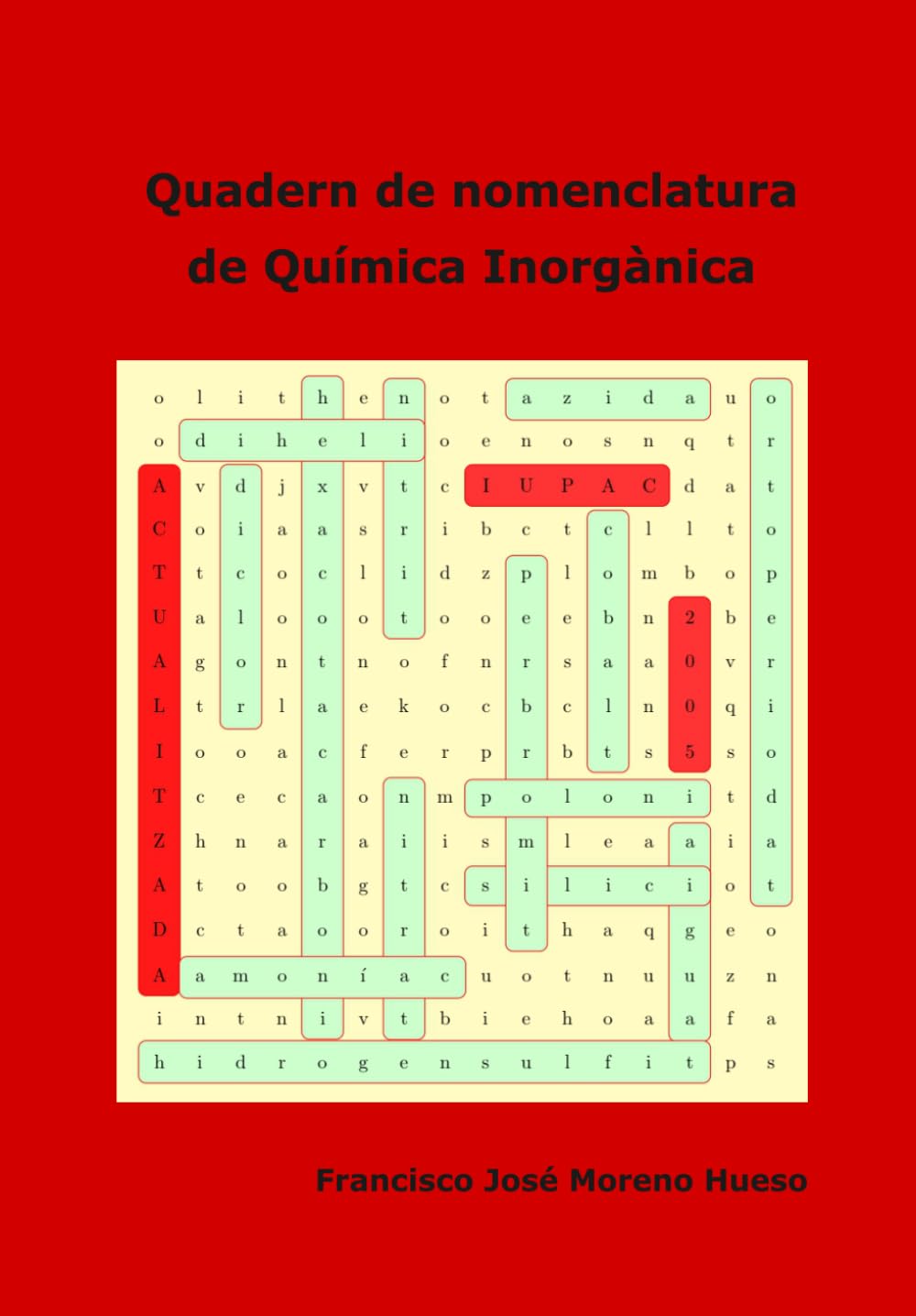 Quadern de nomenclatura de Química Inorgànica