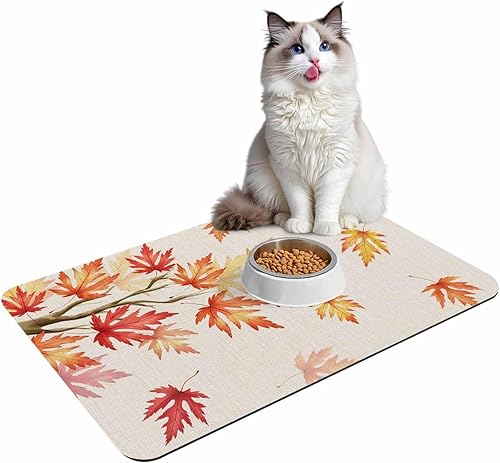 Miniatura 7 de Tapete de baño de otoño de Acción de Gracias para bañera, antideslizante, de secado rápido y absorbente, tierra de diatomeas, cocina, ducha,