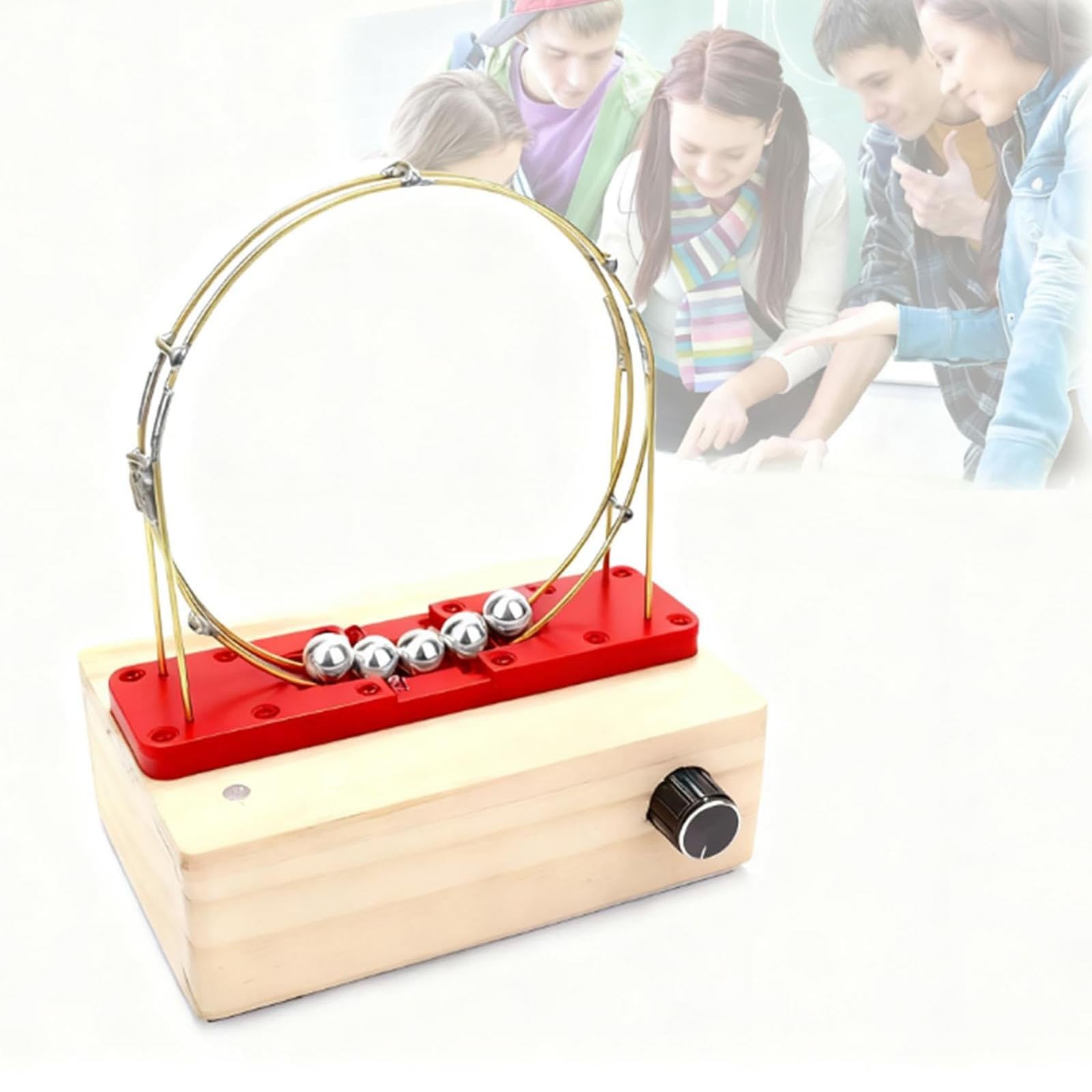 Modello Macchina Moto Perpetuo, Regolazione Direzione Corrente, Scienza | Ciclotrone Elettromagnetico, Bobina Movimento Circolare Sfera Ferro, Kit for L'educazione Scientifica