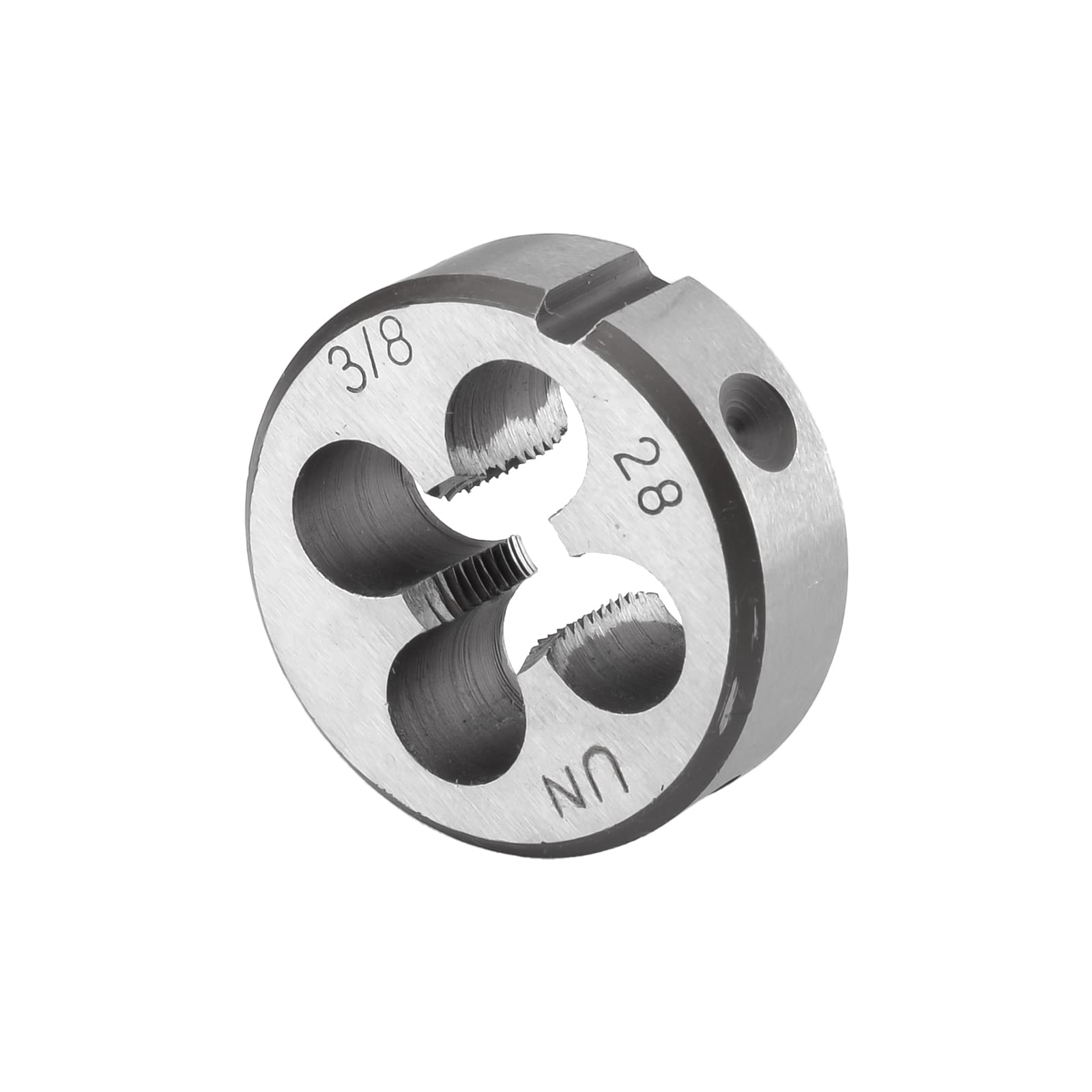 Burkit 3/8"-28 UN Round Threading Die, 3/8 x 28 UN Machine Thread Die Right Hand