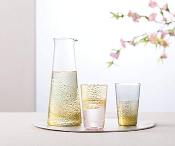 Amazon.co.jp: 東洋佐々木ガラス グラス 江戸硝子 金玻璃 冷酒杯揃え
