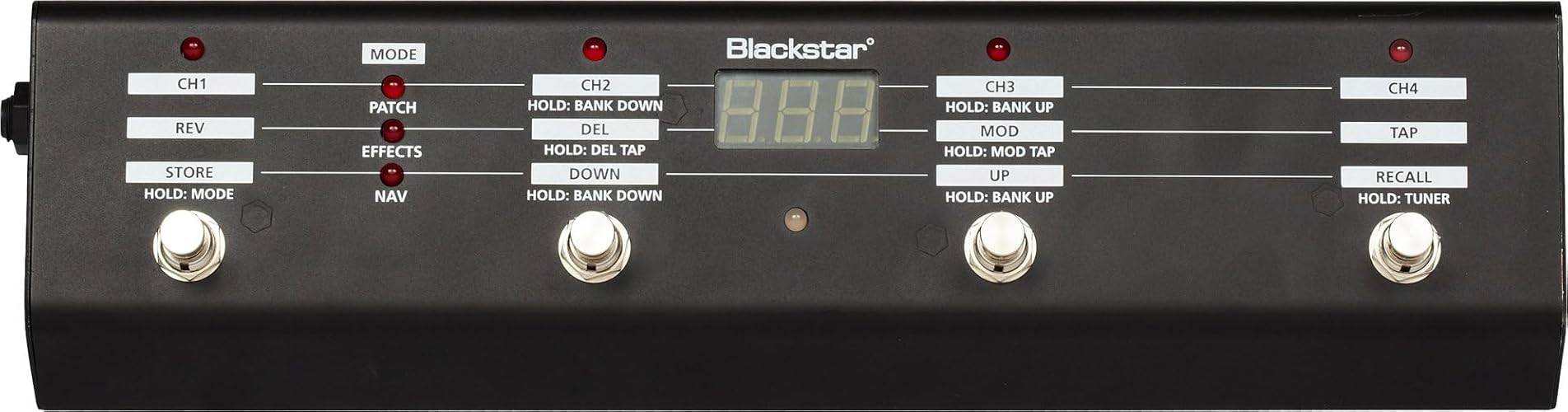 Controlador de pie multifunción Blackstar IDFS10 de 3 modos, interruptor de pie FS-10