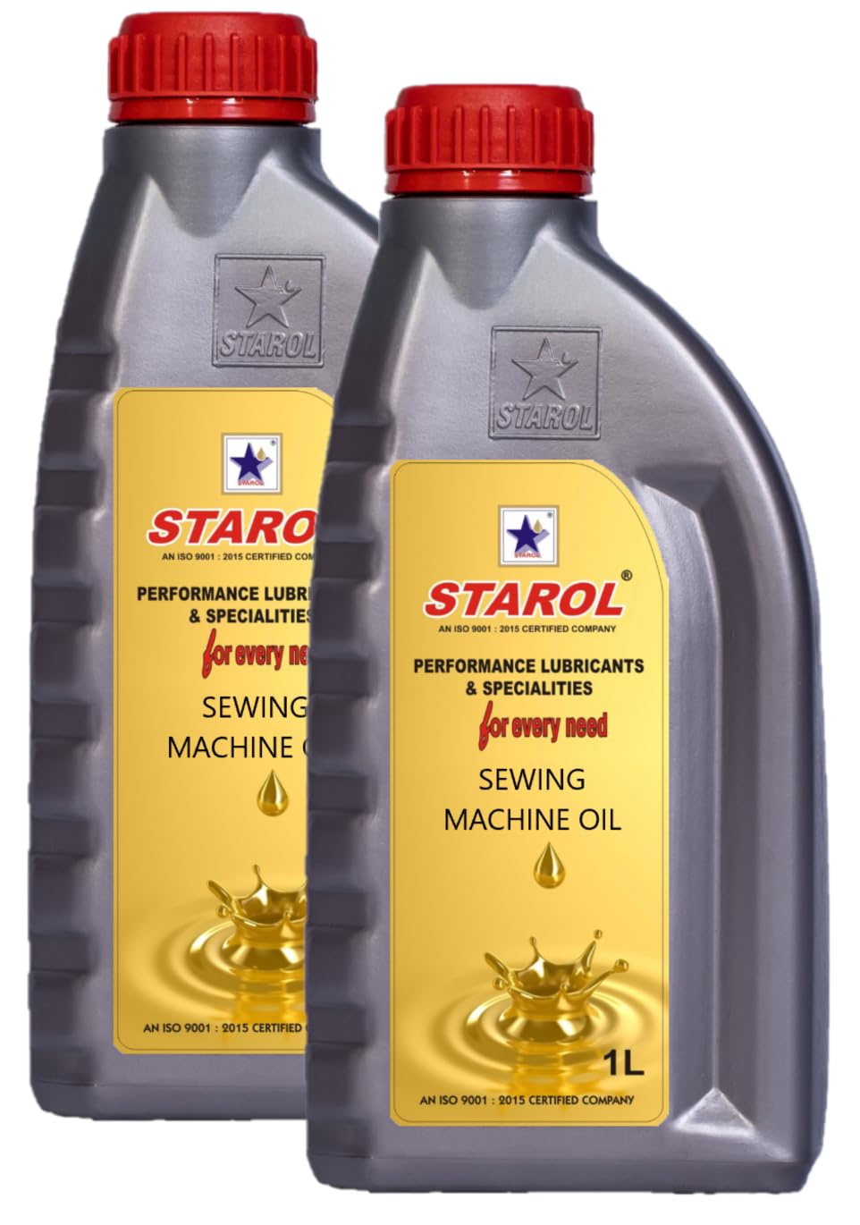 STAROL Sewing Machine (Water White) All Purpose Lubrication oil (Pack of 2 (2 L))-picture-23