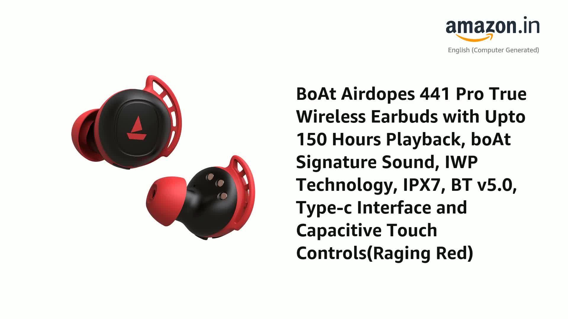 boAt Airdopes 441 Pro Bluetooth Truly 