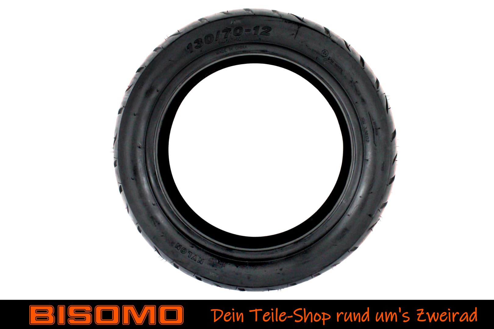 Roller Reifen 130/70 x 12 Zoll, TL, 62P, PR507 kompatibel mit Yamaha Peugeot Aprilia Piaggio Kymco Vespa Roller