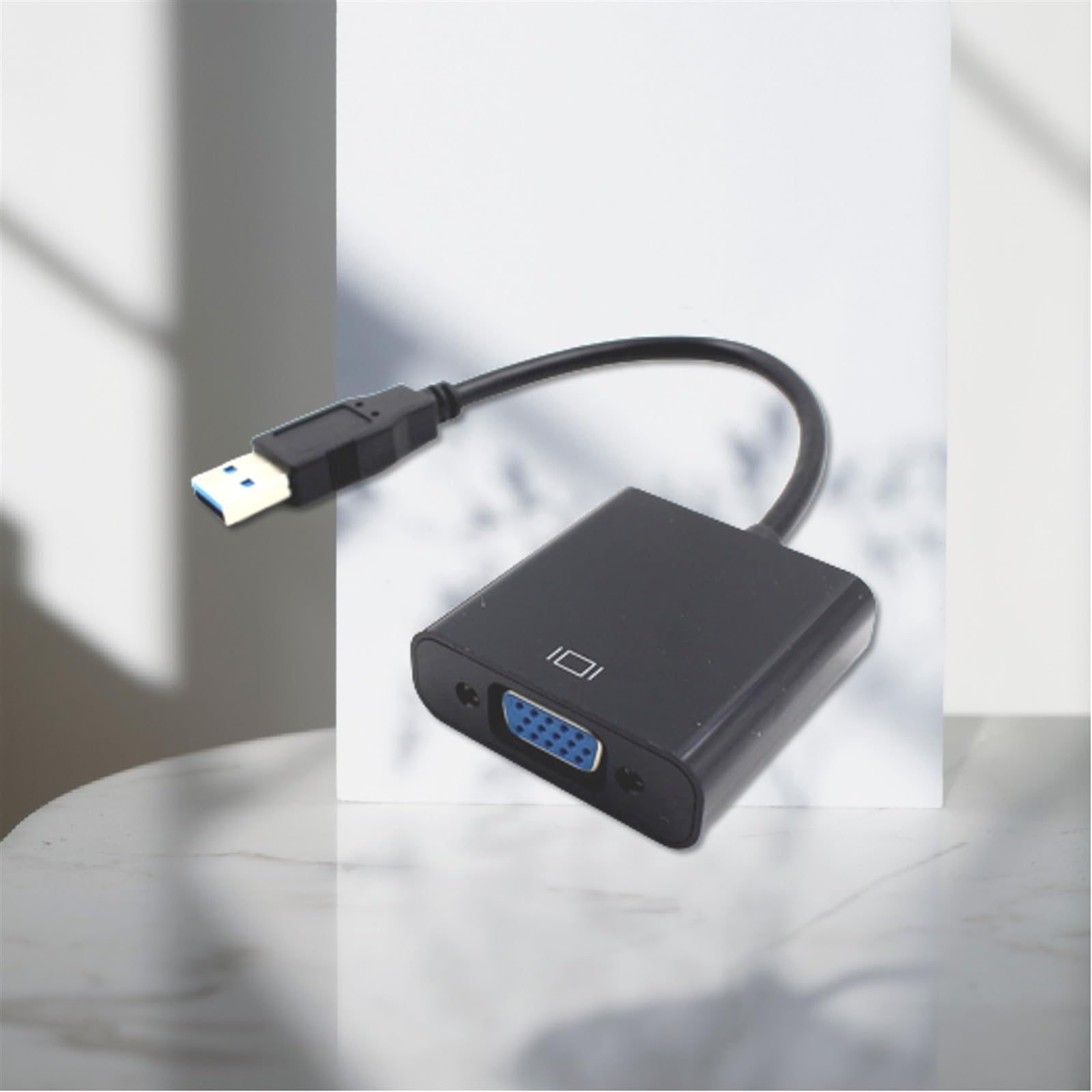 Adaptateur USB 3.0 vers VGA 1080P HD Carte vidéo Externe Convertisseur Multi-Affichage for Ordinateur de Bureau Moniteur de PC Projecteur HDTV