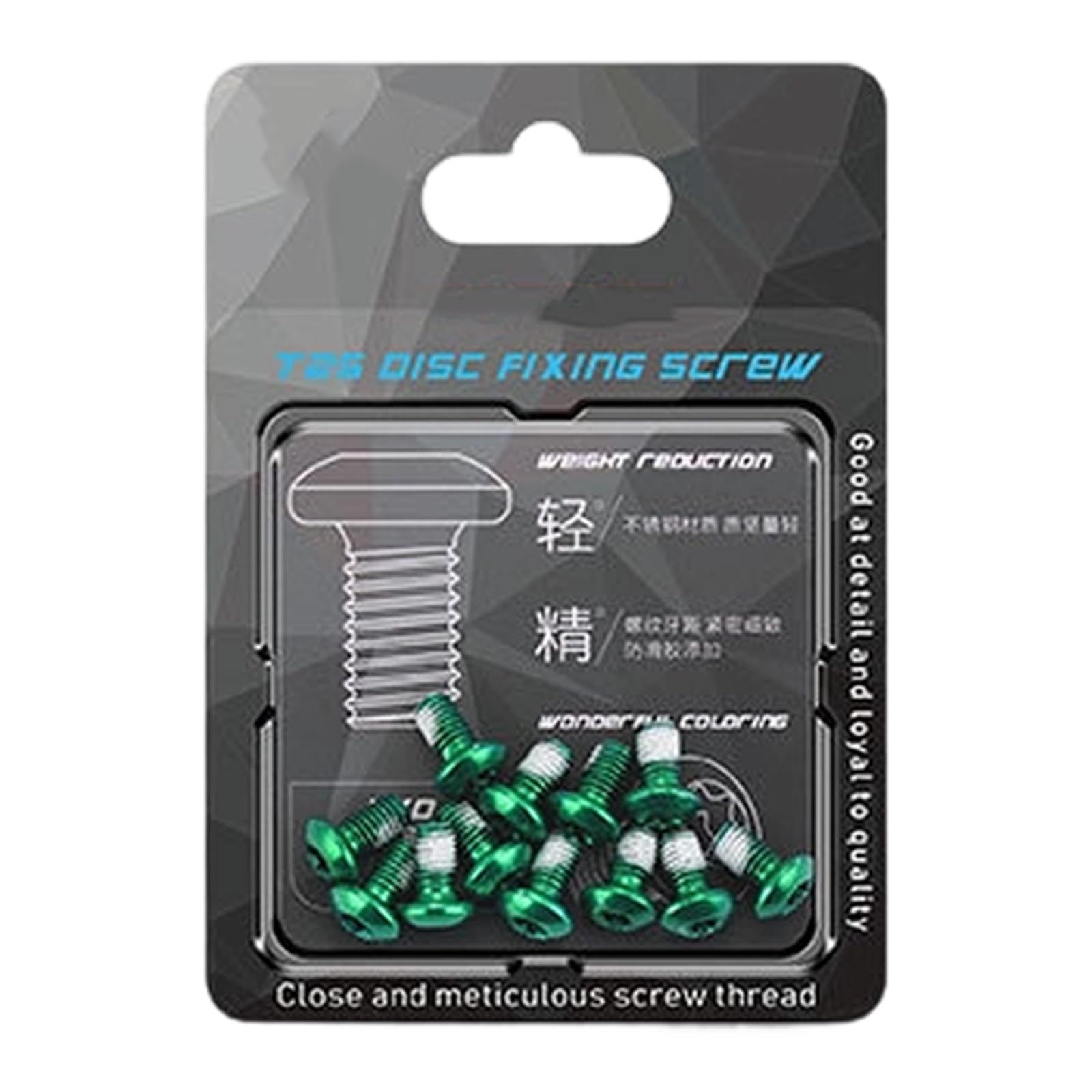 of 12 T25 Disc Brake Screws High Strength Anti-Loosening for Mountain Bikes Mountain Bike Bolts Erosion