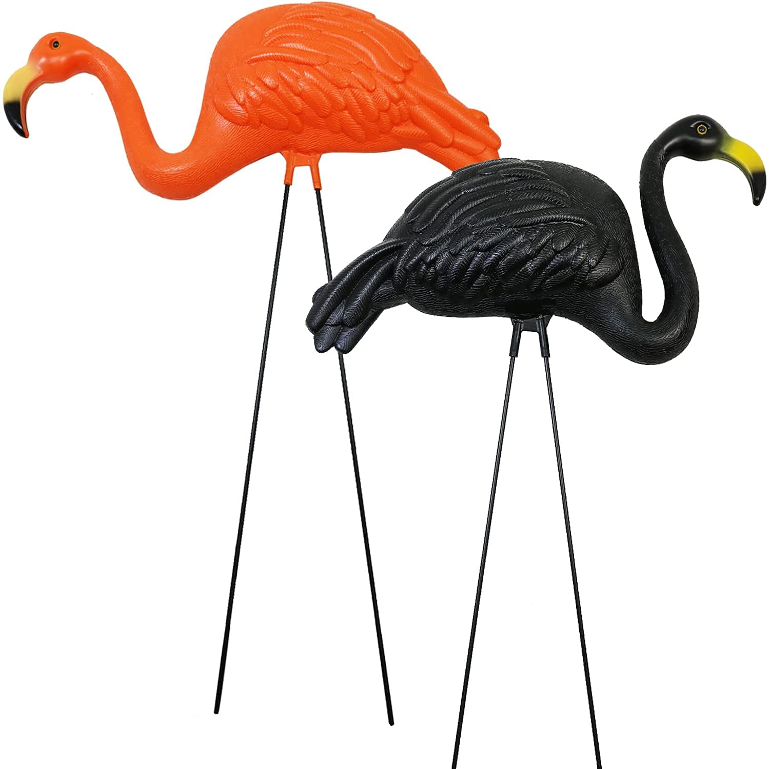 一升瓶　2本セットflamingo orange Amazon.com : GiftExpress Black and Orange Flamingos for Halloween