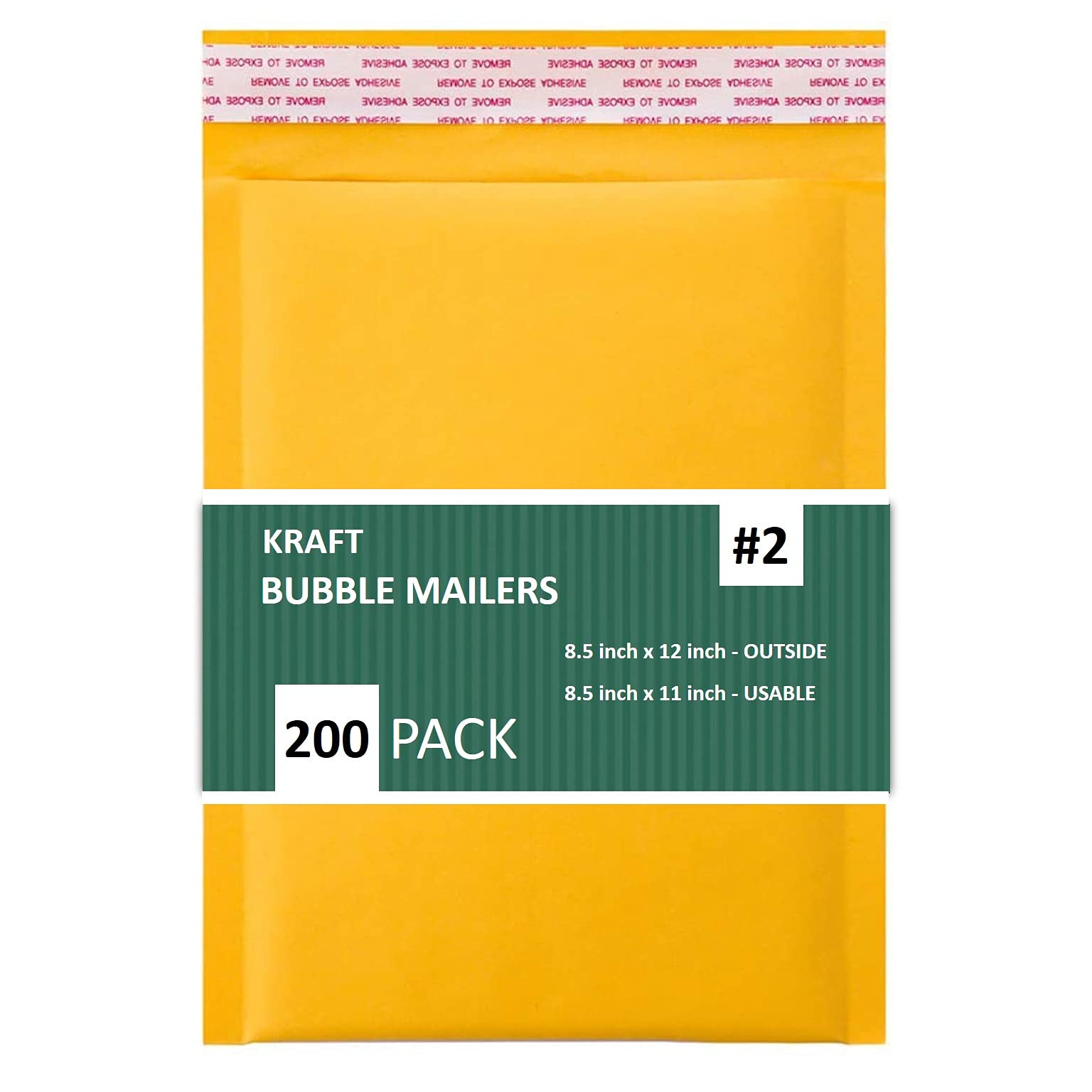 Sales4Less #2 sobres acolchados de 200 unidades, 20,5 x 12 pulgadas