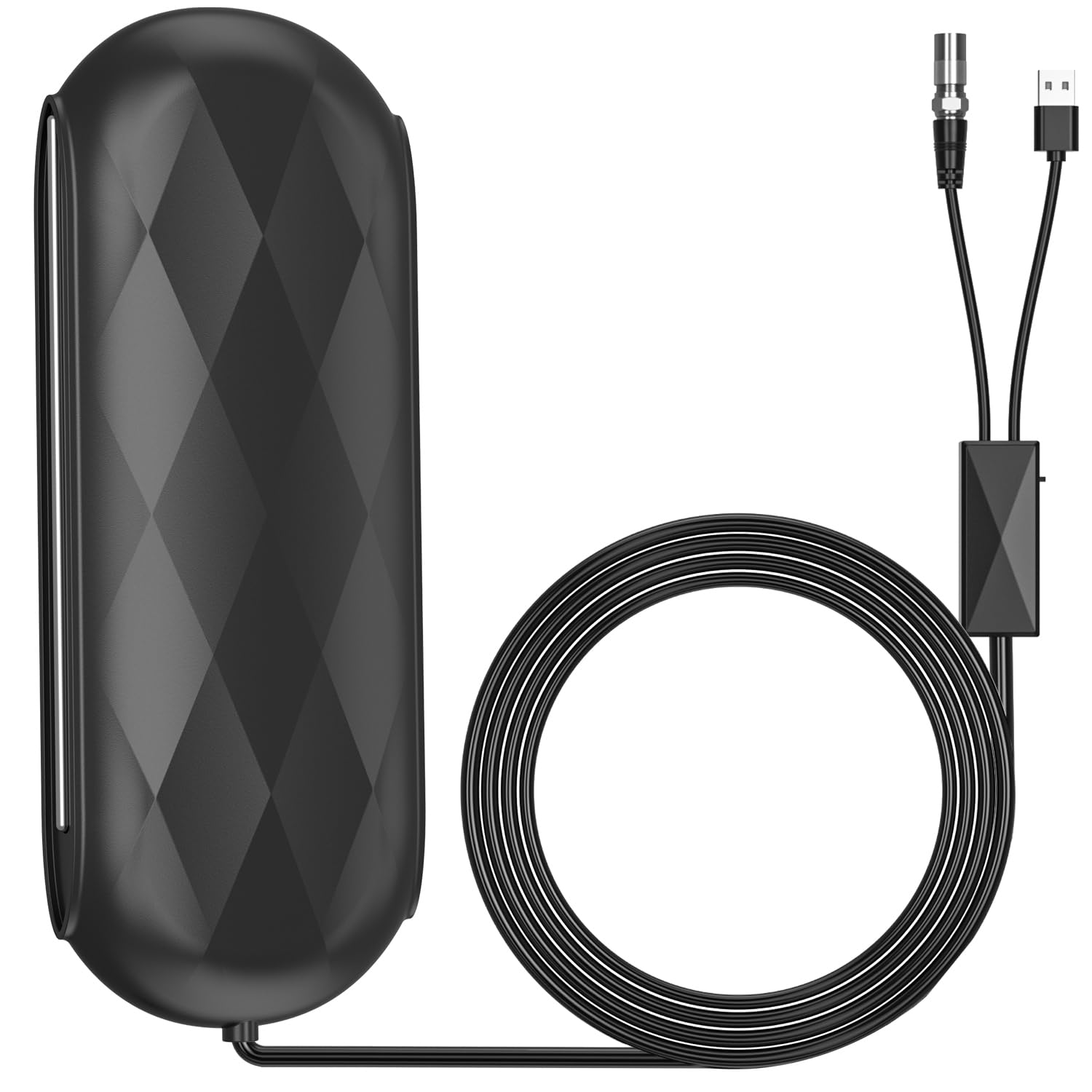 TV Antenna,Dual Polarized Signal Booster TV Antenna Indoor and Outdoor with 900+ Miles Range Supports 8K 4K 1080p for Smart HDTV and Older TVs, 36ft HDTV Cable