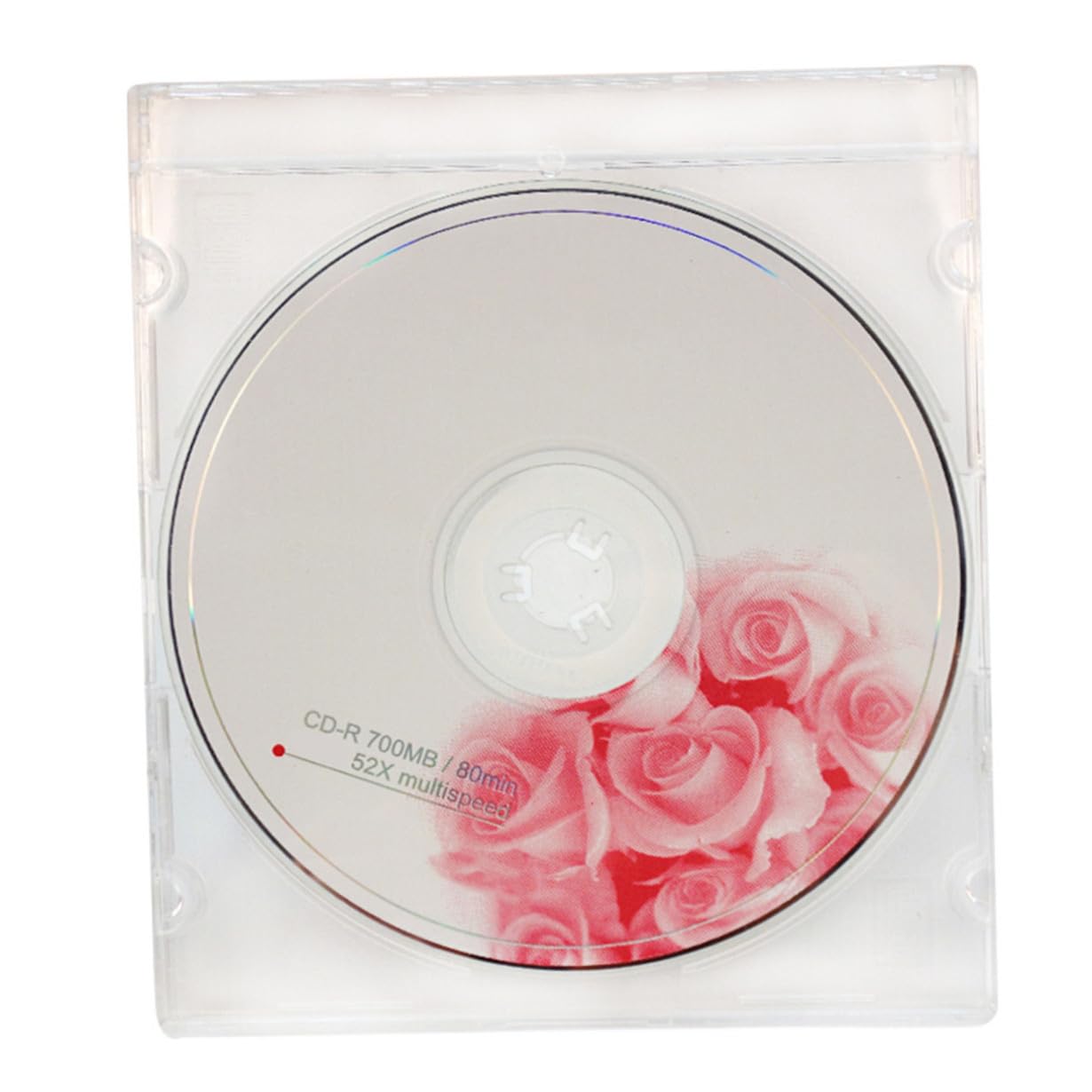 Yardenfun 10 pezzi Custodia CD Doppia Trasparente Rigida Portatile per CD Dvd Supporto Media Video Versatile per Uso Quotidiano e Regali