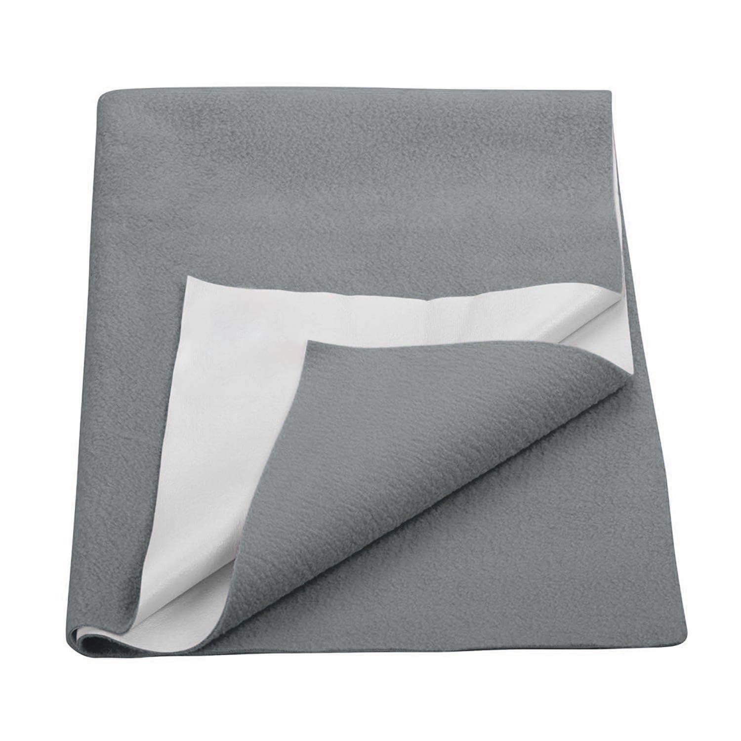 Trance Waterproof Bed Dry Sheets for New Born Baby | Baby Bed Protectors Sheet | Dry Sheets for New Born | Waterproof Sheet | Dry Mat for Babies |Hypoallerginic(Medium,12x12 Inch,100x70 cm,Steel Grey)