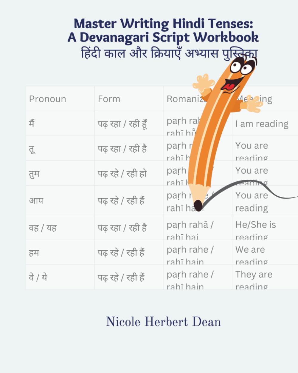 Master Writing Hindi Tenses Workbook: Practice the Devanagari Script (Master Hindi Devanagari Script)