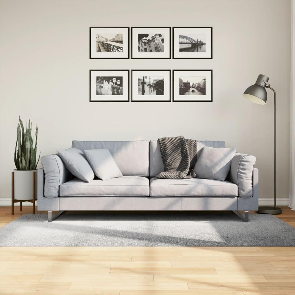 Tapis IZA Poils Courts Style scandinave Gris 100x200 cm,Maison & Jardin,Décorations,Tapis,3.75 kg-375451