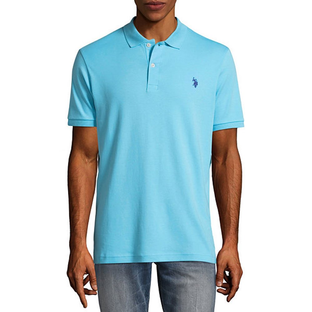 U.S. Polo Assn.Mens Solid Interlock Polo Shirt Polo Shirt