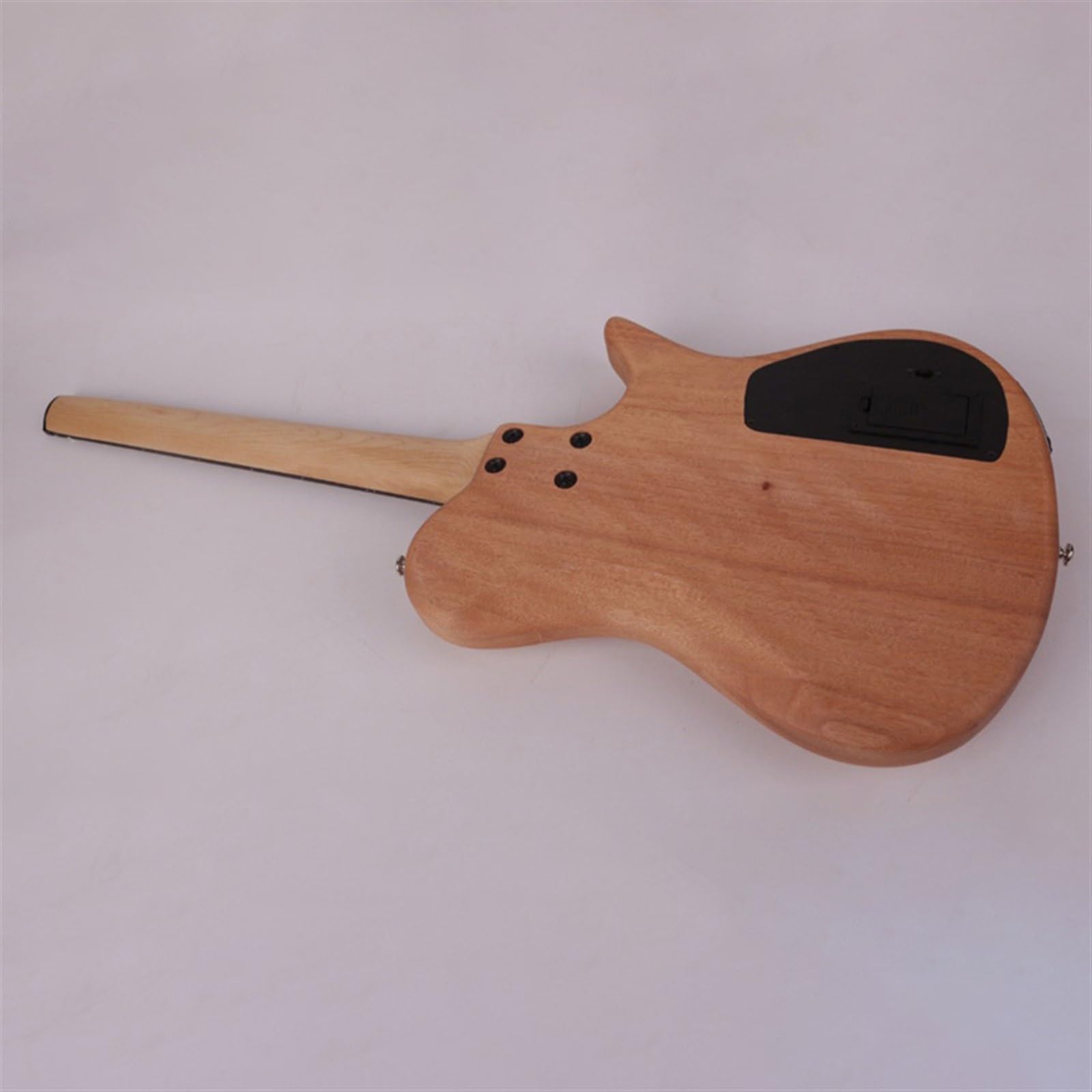 24 Progi Headless Cicha Lewa/prawa Ręka Podróż Mini Przenośna Wbudowana Efektorowa Elektryczna Gitara Akustyczna Początkujący Bezgłowy Gitara Elektryczna (Color : Left 03)
