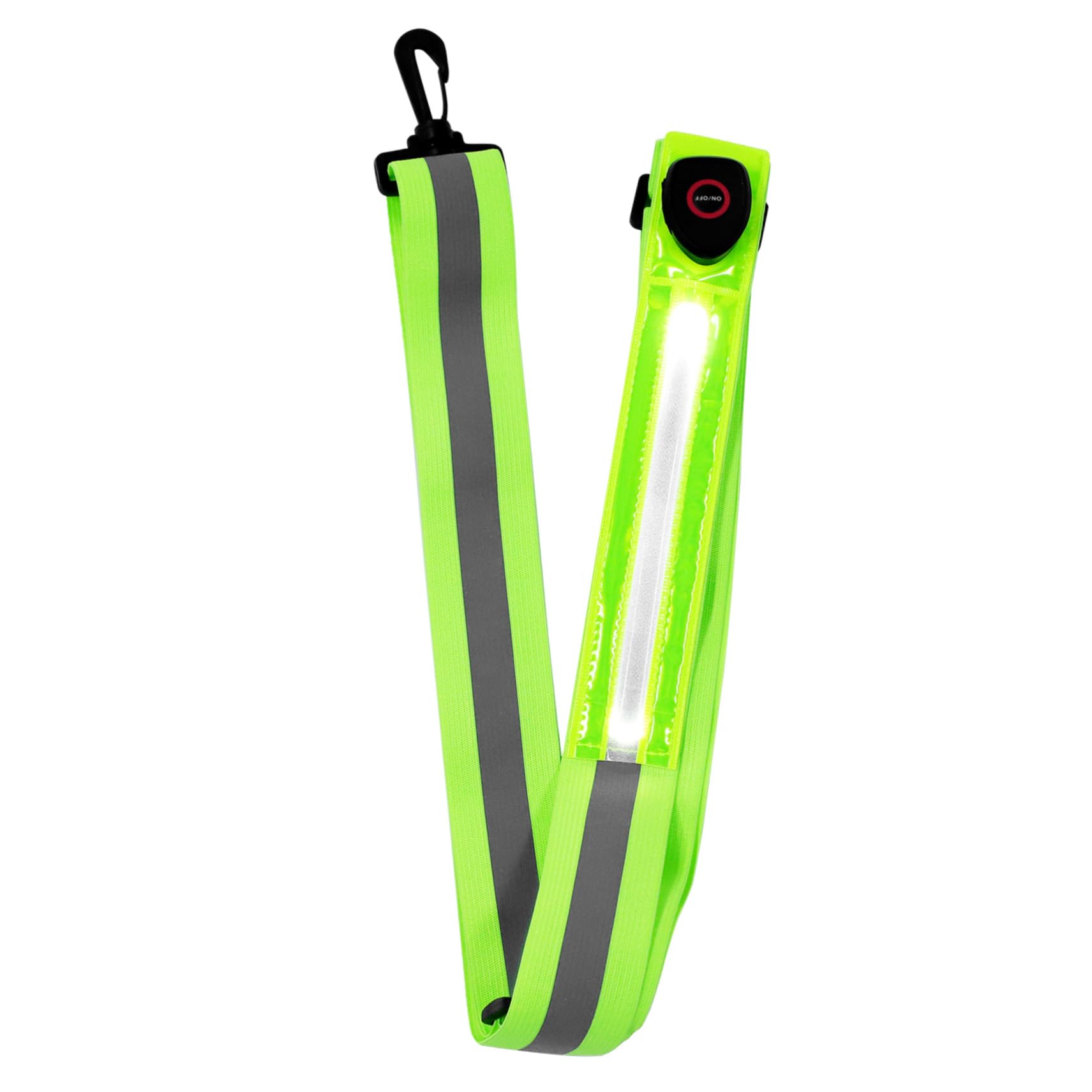 BESTonZON Belt Réfléchissant LED Rechargeable pour Course de Randonnée Accessoire pour Activités Plein Air