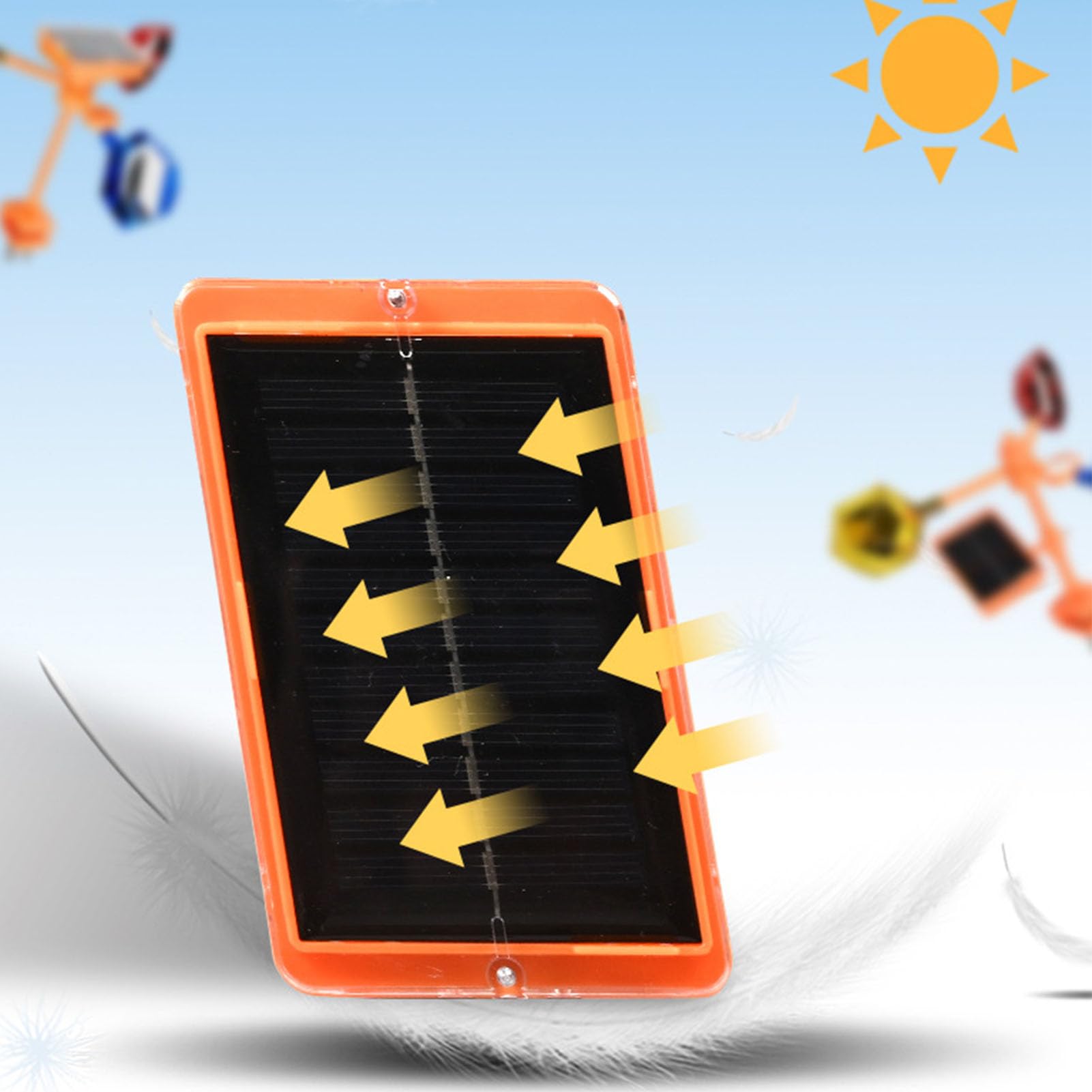 Dissuasore per Uccelli Ad Energia Solare per Esterni, Picchio Passeri Deterrente per Piccioni per Casa, Dispositivo Riflettente per Uccelli con Voce, Riflettente Rotante Visivo