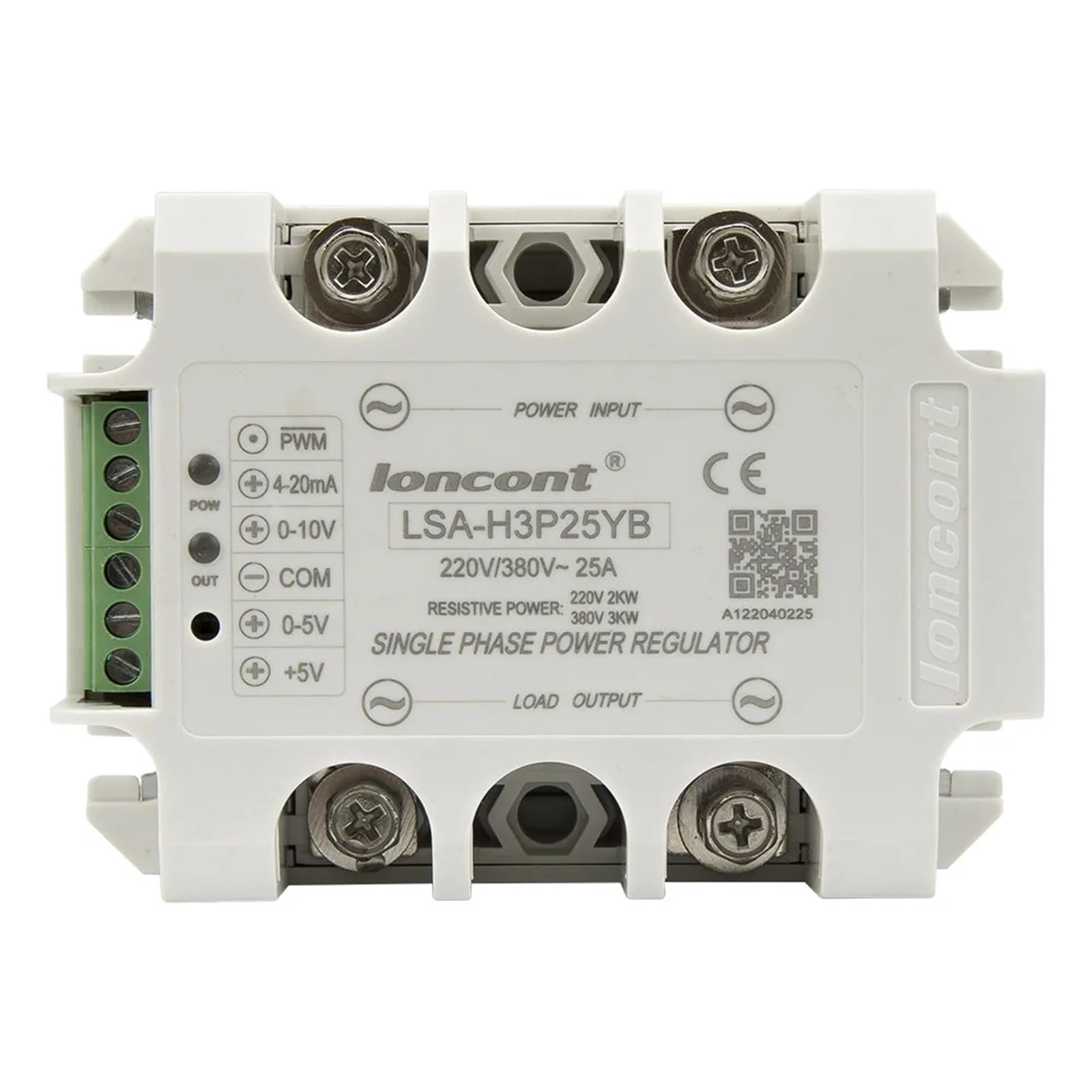 LSA-H3P25YB regolatore di tensione a stato solido monofase AC 25A 220V/380V / modulo regolatore di potenza