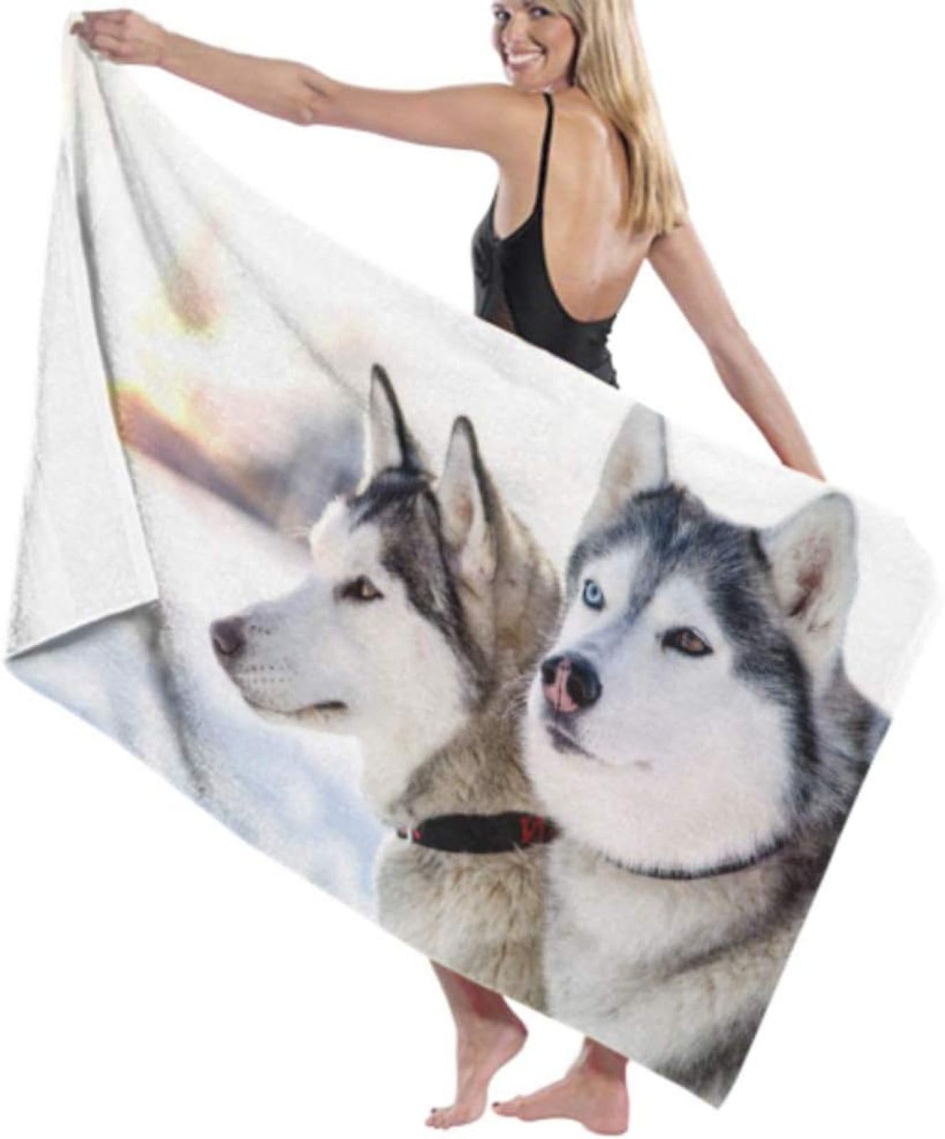 MORTRA Serviette De Plage 80x180 Cm Japon Enfant Femme Homme