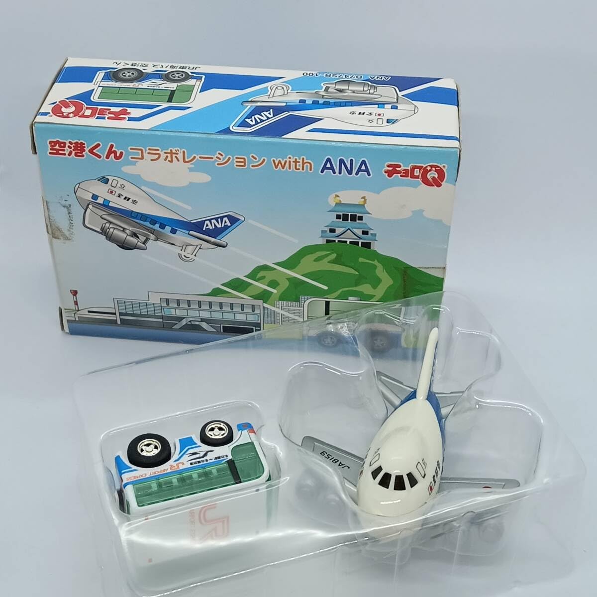 未使用　チョロＱ 0空港くんコラボレーション with ANA JR 東海　バス Amazon.co.jp: チョロQ 0空港くんコラボレーション with ANA JR