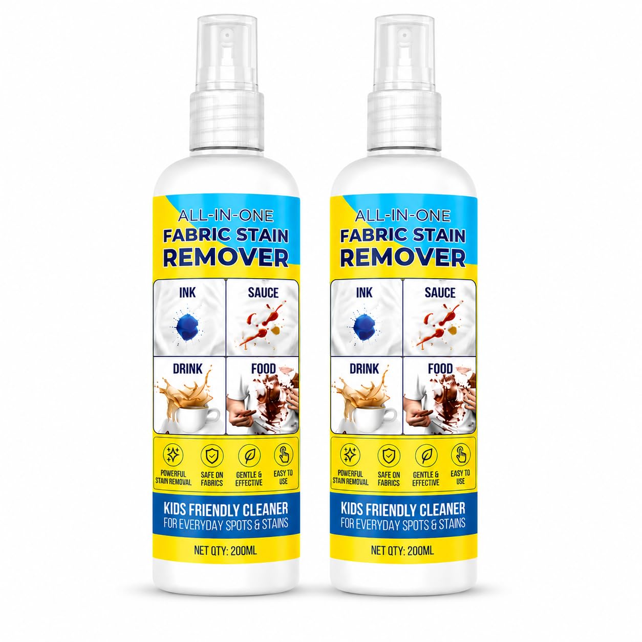 Fabric Stain Remover Spray 200ml for Clothes, Sofa & Carpet Pack 2-picture-31