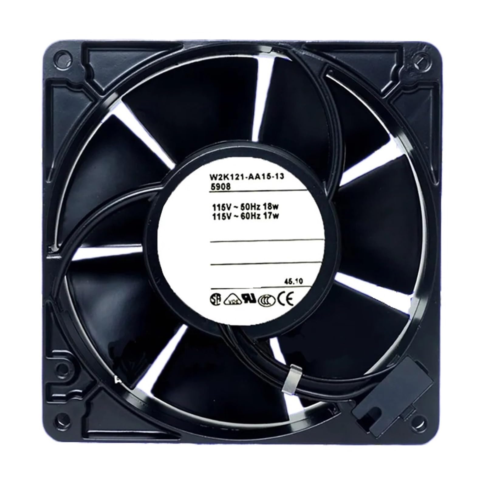 CXDFRSER W2K121-AA15-13 5908 115VAC 18/17W Cooling Fan 12738 127 * 127 * 38MM