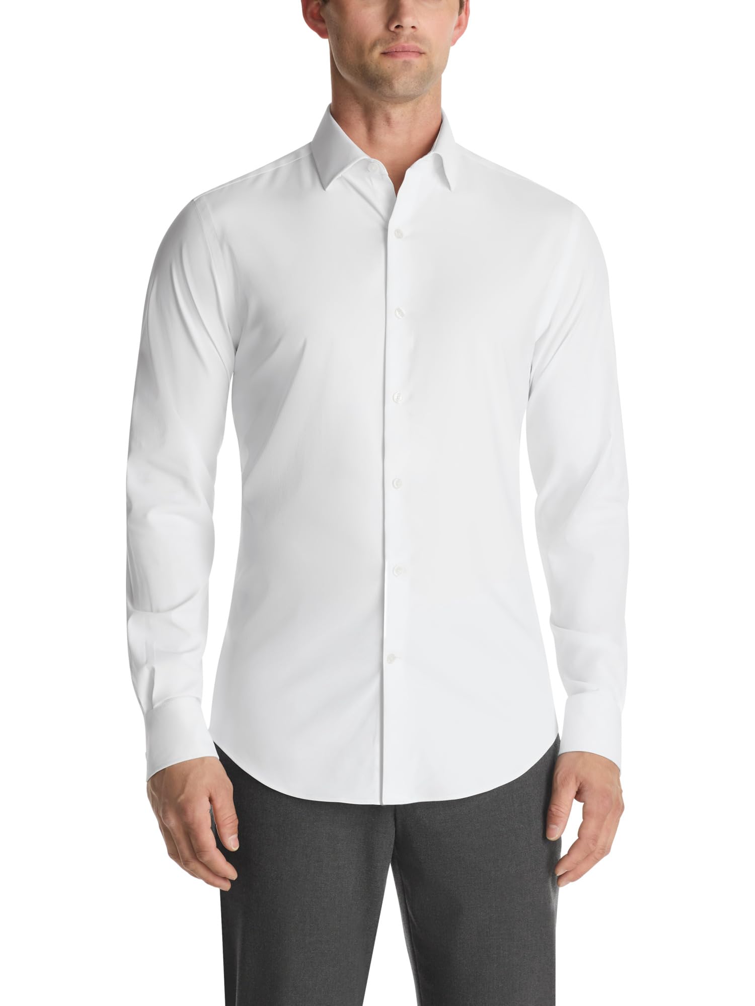 Tommy Hilfiger Men's Tech Athletic Fit Dress Shirt