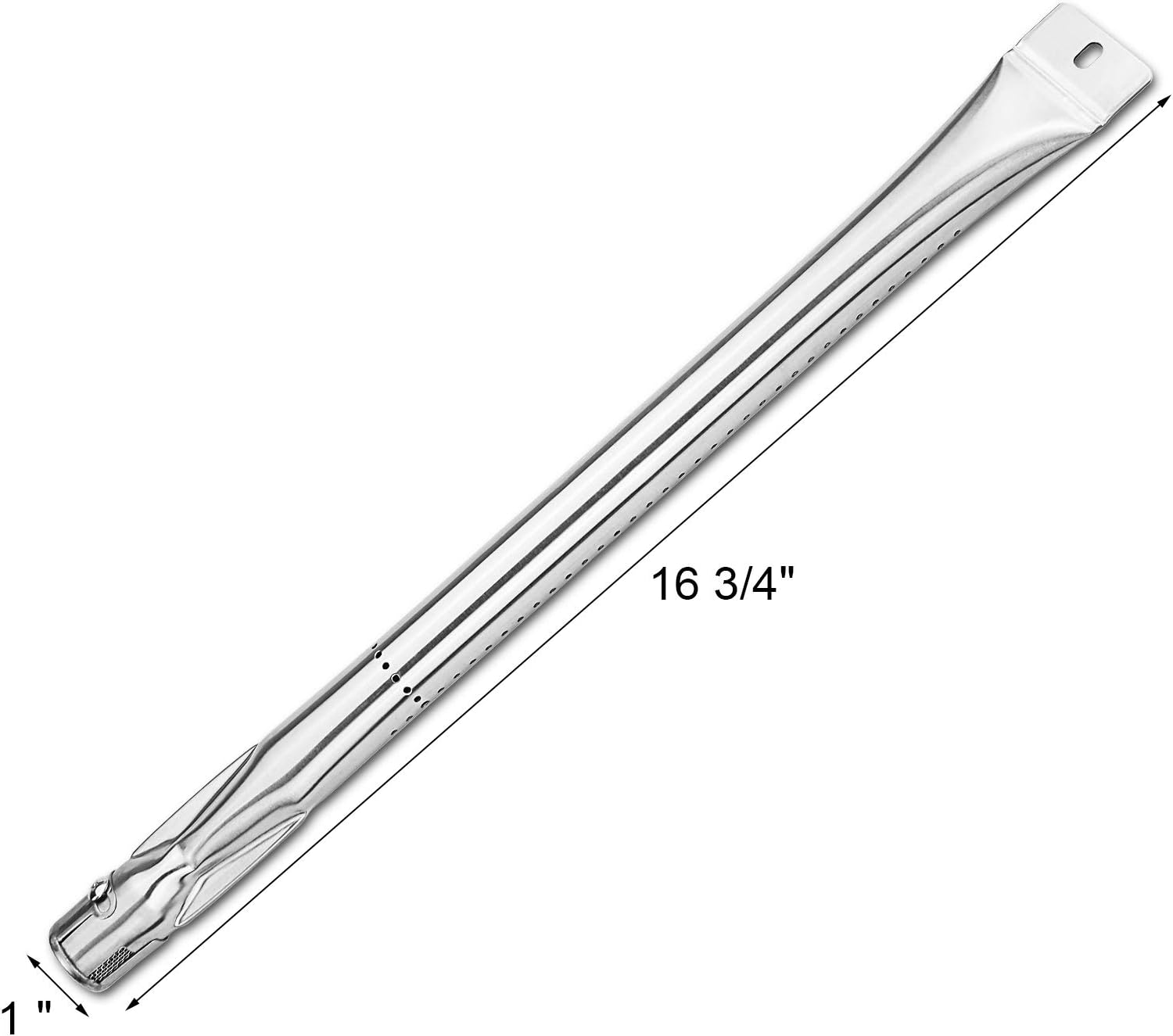 Uniflasy Grill Replacement Parts Kit for Master Forge 5 Burner 3218LT, 3218LTM, 3218LTN, L3218, 2518-3, 2518LN-LPG, E3518-LP, Kenmore 148.16156211, 148.1637110, 5 Pack Grill Burner and Heat Plate