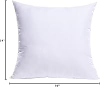 Vista 8 de MIULEE - Relleno de cojín cuadrado, cojín decorativo para cama, sillón y sofá, 14 x 14 pulgadas