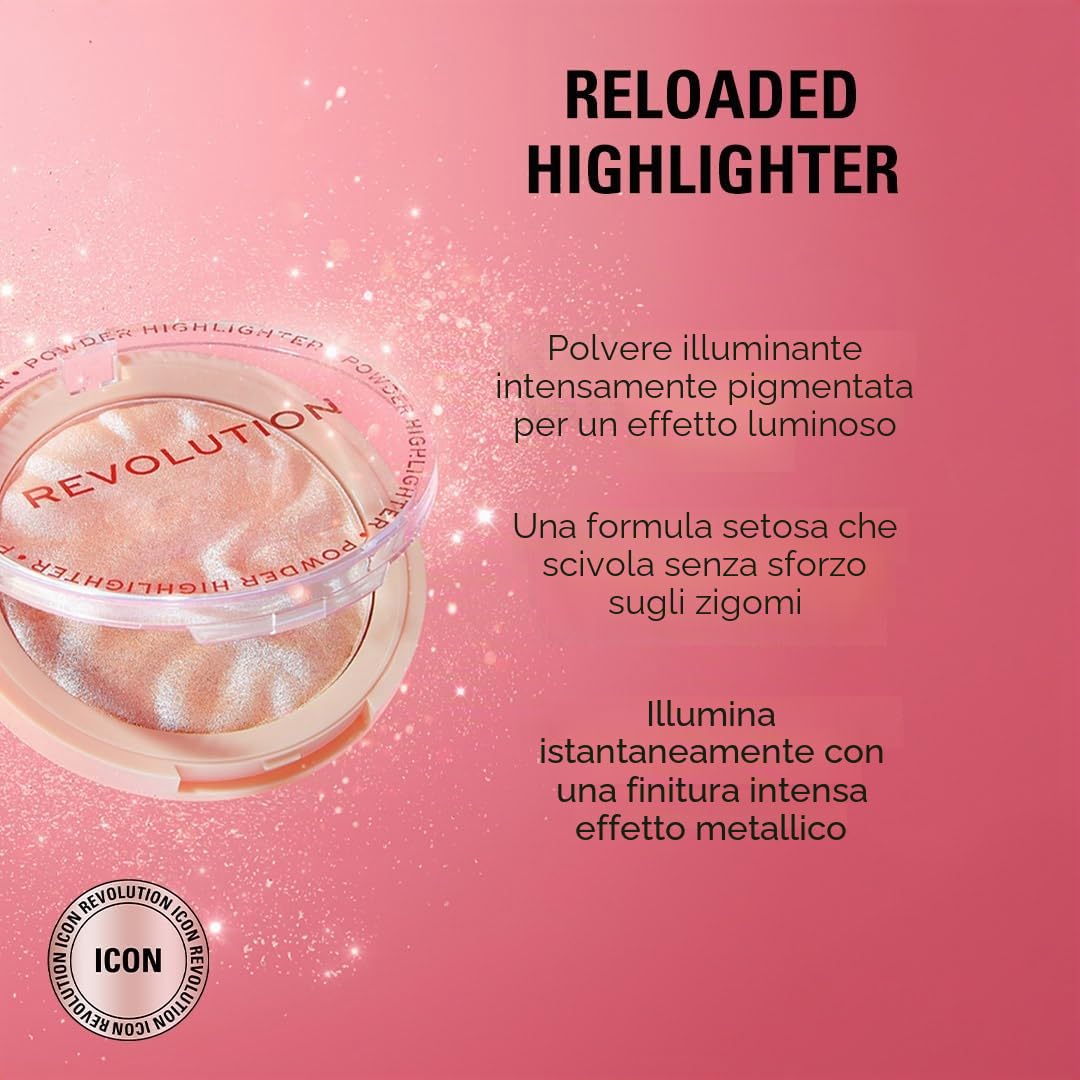Revolution Beauty Polvere evidenziazione Luminoso ricaricato solo il mio tipo