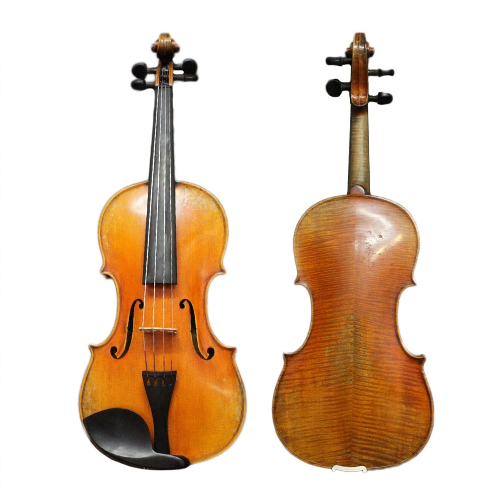4/4 Violino Acustico Violino Violino in Legno Europeo Accessori in Ebano con Arco E Custodia Violini per Studenti