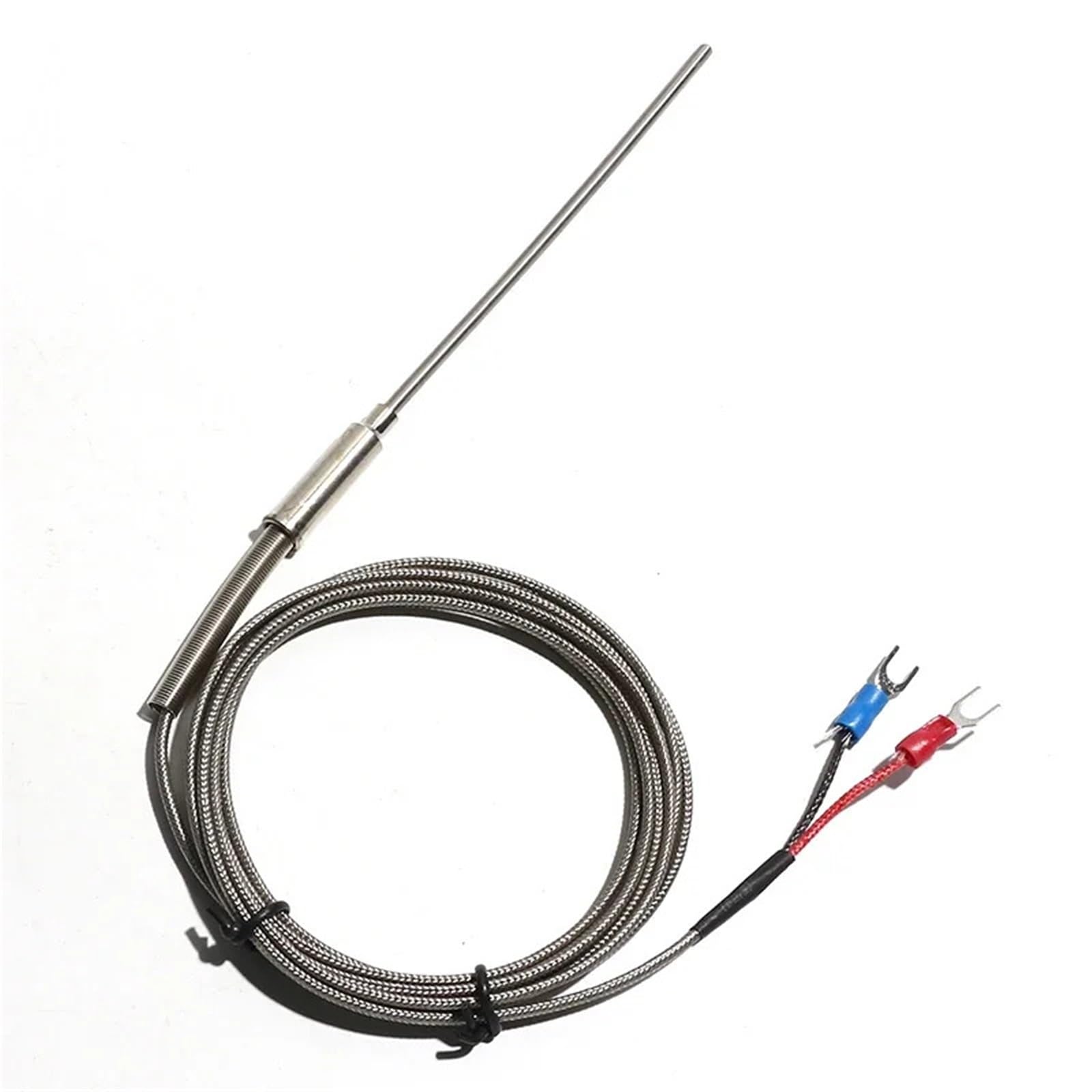 Tjuhgfedcq Probe 3X200mm 1.5M K-Type Wrnk-191 Thermocouple Stainless Steel Braiding Insulated Wire 100/200/300Mm Bendable Probe 1Pcs(Probe 3X200mm)