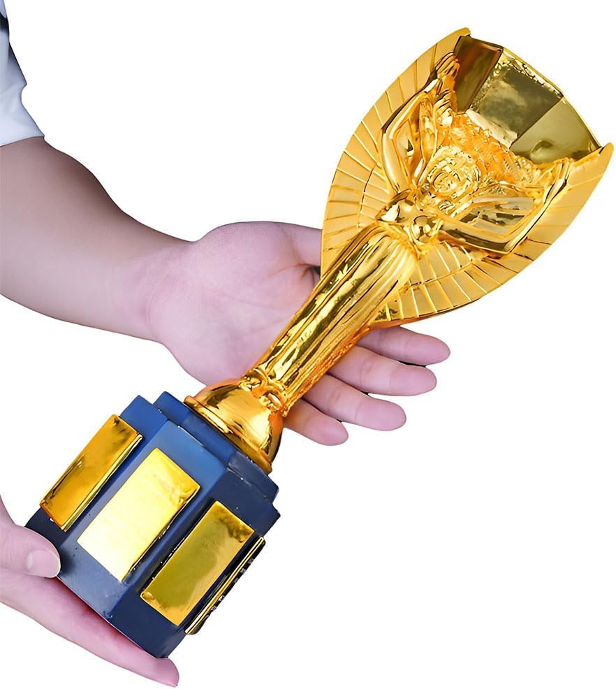 Réplica del trofeo de la Copa del Mundo, recuerdo de fútbol para exhibición de oficina, club, casa, para entusiastas del fútbol