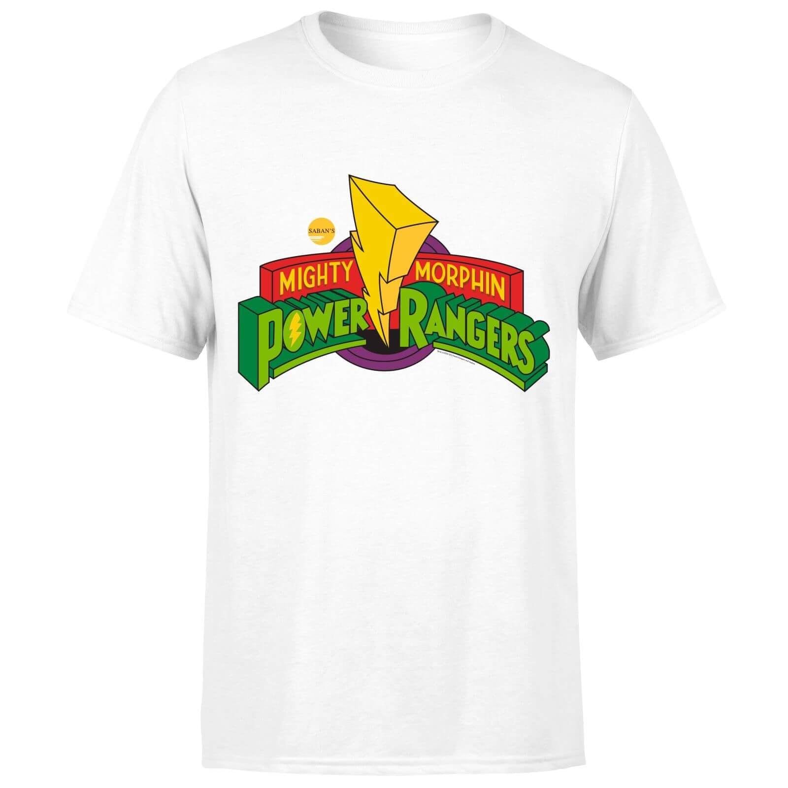 Zavvi Unisex Multi Power Rangers Tote Men's T-Shirt - White L