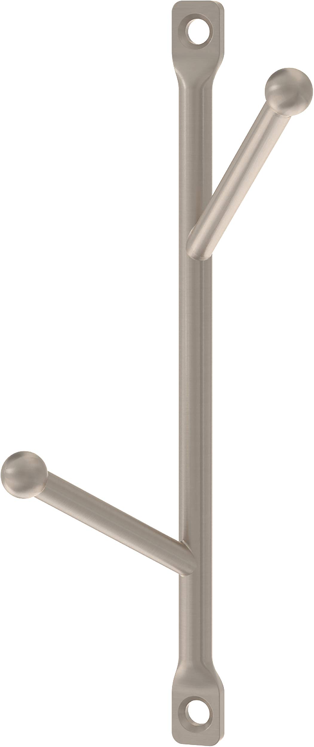 Franklin Brass VERT01F-NIC-C Small Vertical Double Hook, Nickel
