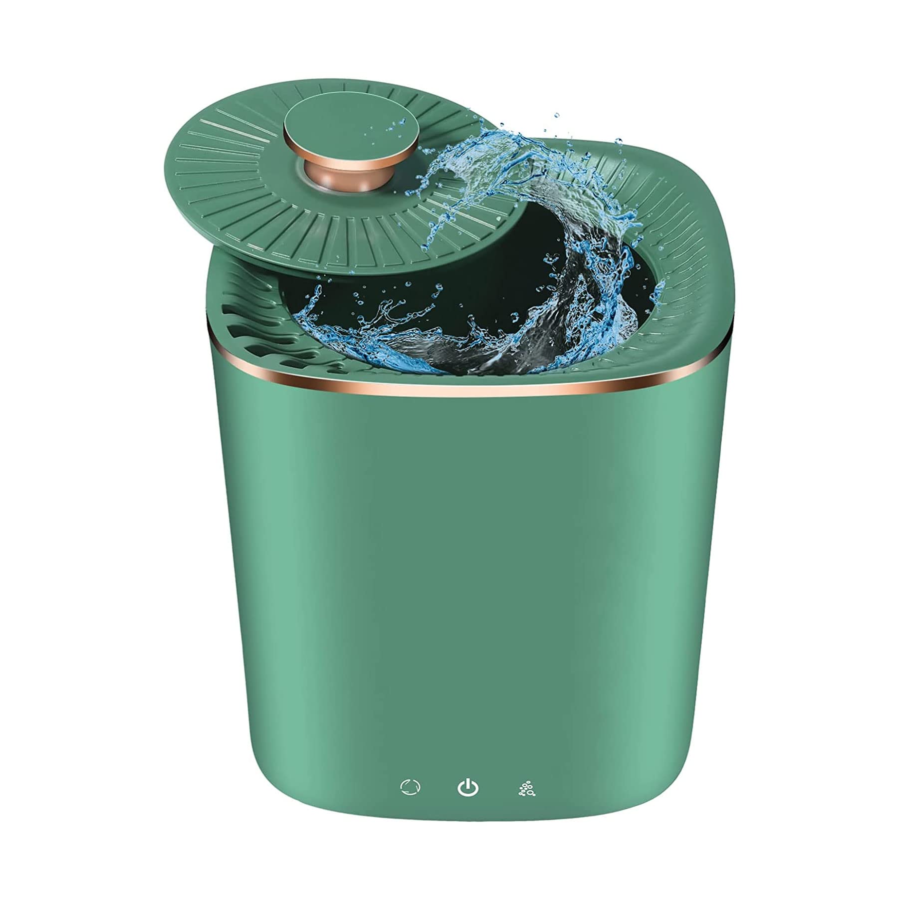 WJMM Mini Washing Machine,Underwear Wash Machine, Portable Turbo Washer Machine,Convenient Camping Apartments Dorms Business Trip Washing Machine,White