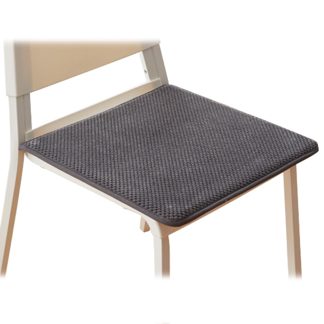 LSAfhDYG Corduroy|Comfort Sponges Filling Seat Pads Non-Slip Bottom(Dark Gray,50x50cm)