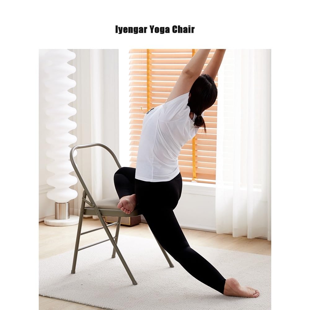 Amazon.co.jp: BERWDUXAピラティスヨガチェア、折りたたみ式アイアン