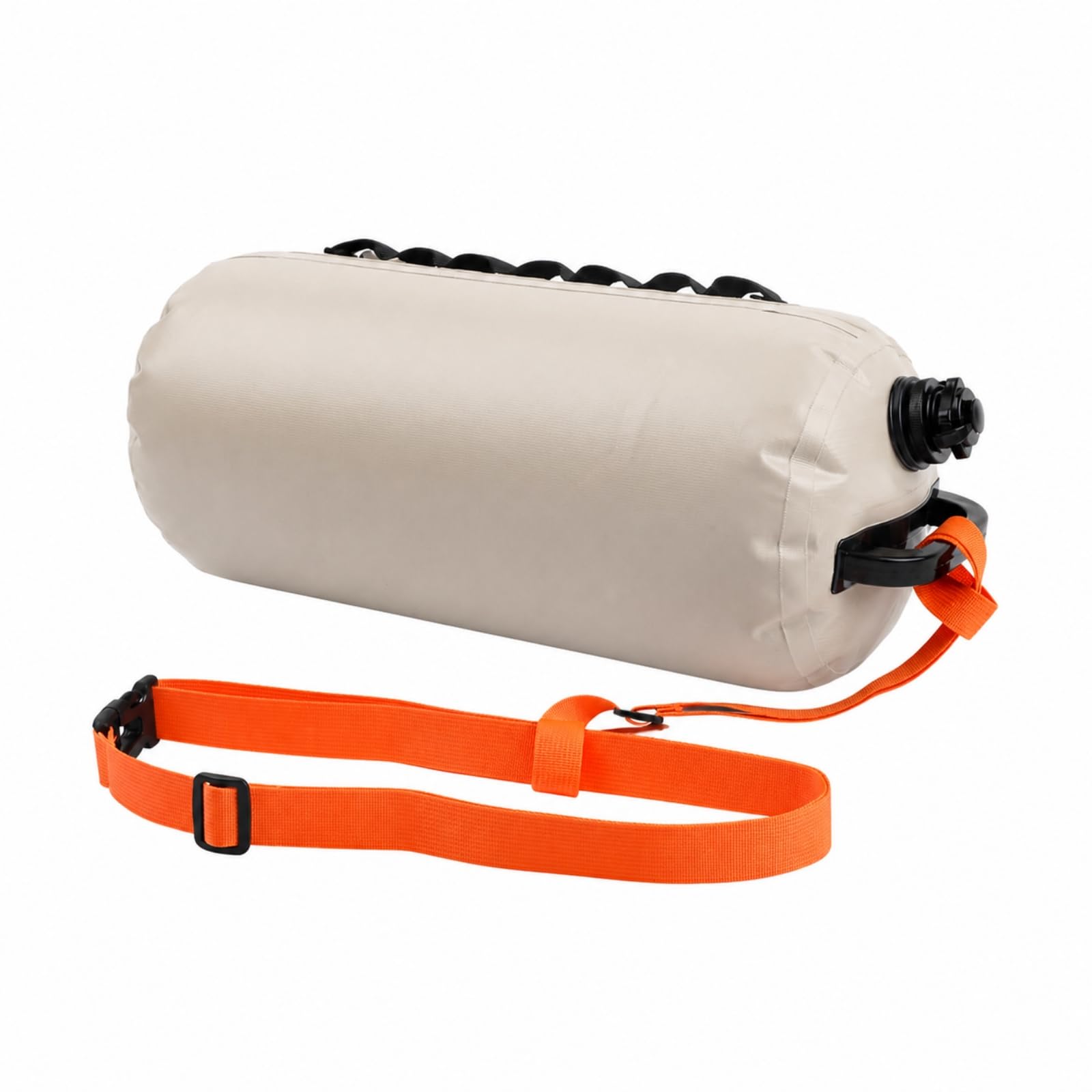 Milageto Bolsa Agua Inflable con Asa Transporte Portátil Bolsa Agua con Correa Ajustable Resistente para Viajes en Vehículo, Almacenamiento Exterior