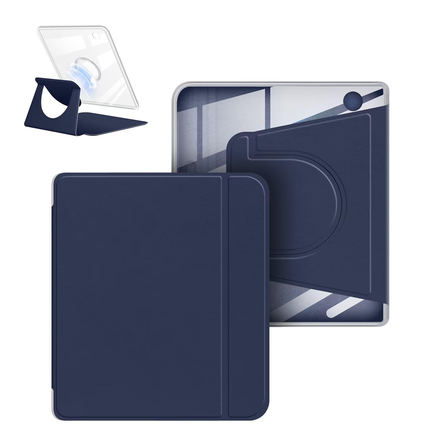 Magnetic Detachable Case Case for 7" Kobo Libra 2 2021 Released, Ultra Clear Soft Flexible Transparent Acrylic Back Cover with Auto Sleep/Wake for Kobo Libra 2 — view 14