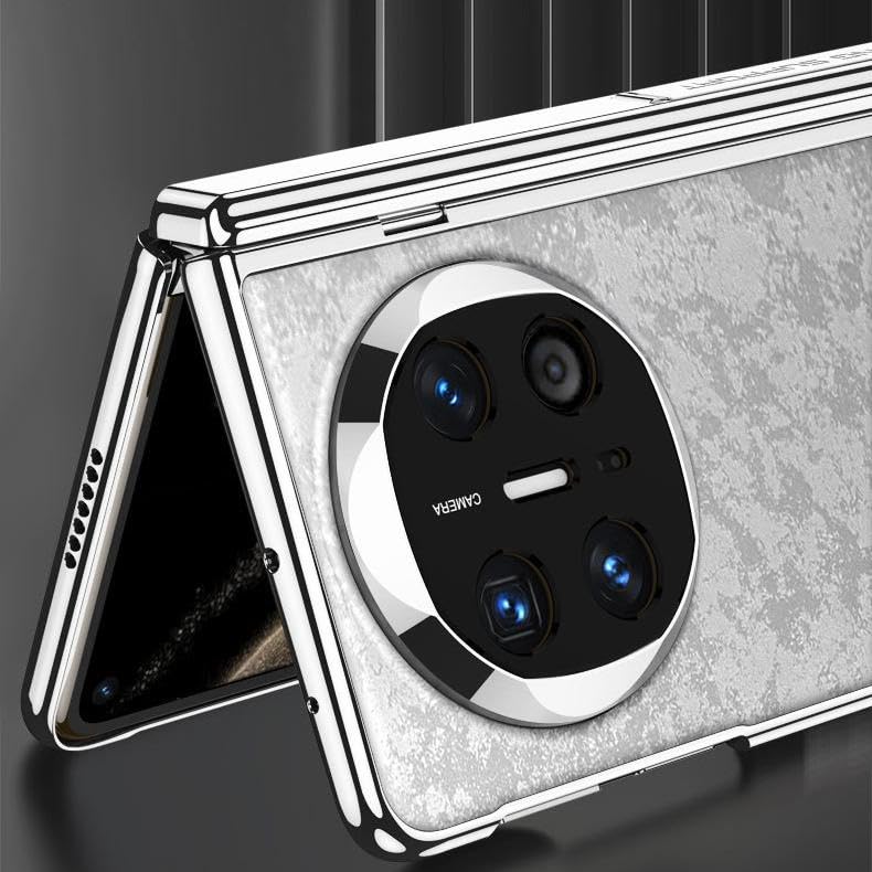 Coque Huawei Mate X6 pliable étui rigide verre trempé charnière gris