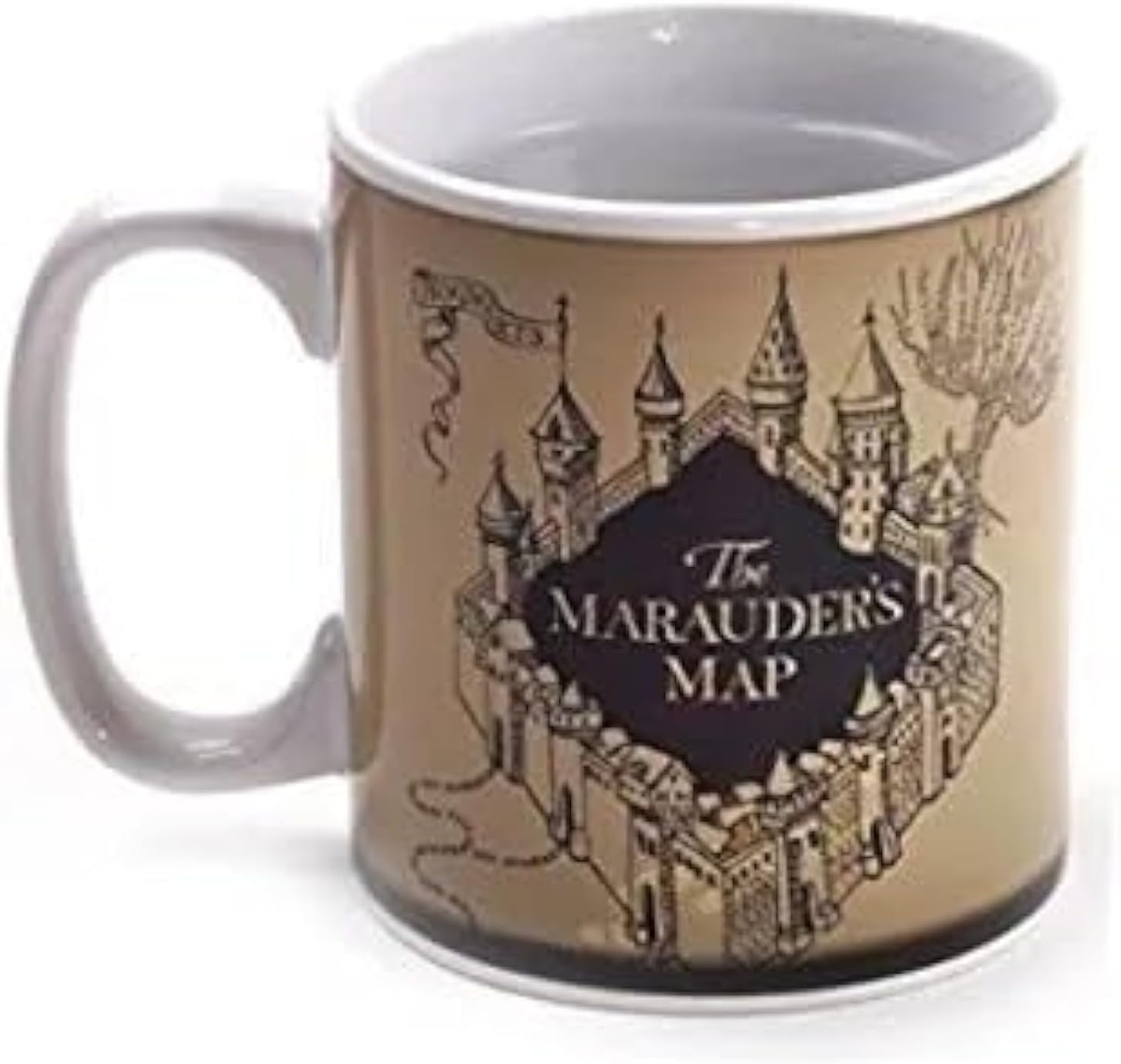 Half Moon Bay Harry Potter Heat Changing Mug, 400 ml Capacity, Marauders Map
