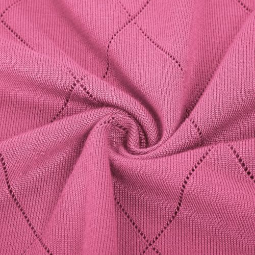 Image of JACK SMITH Quarter Zip Pullover Sweaters for Womens, Rib Polo Sweater Tops