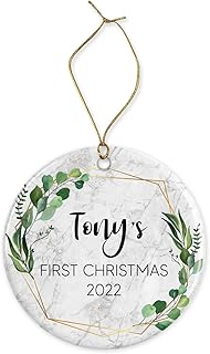 2022 Christmas ornament, Customised Christmas ornament, Custom name ornament, Christmas tree decoration, Gift for men and women, Christmas ornament (Mdf)