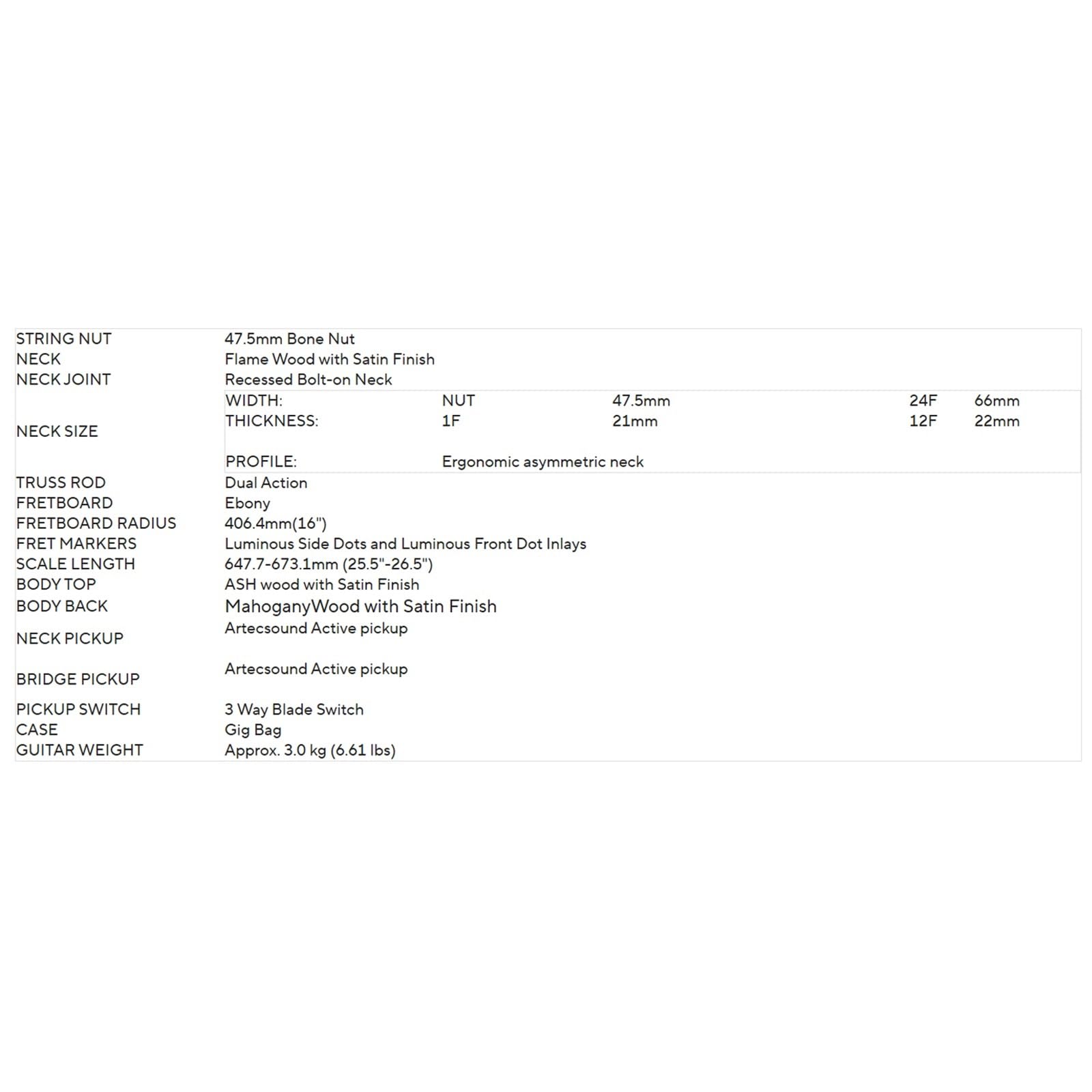 Unfinished Guitar Body DIY 7 Stings Headless Electric Guitar Kit ASH Body Maple Wenge Neck 24 Frets(Maple)